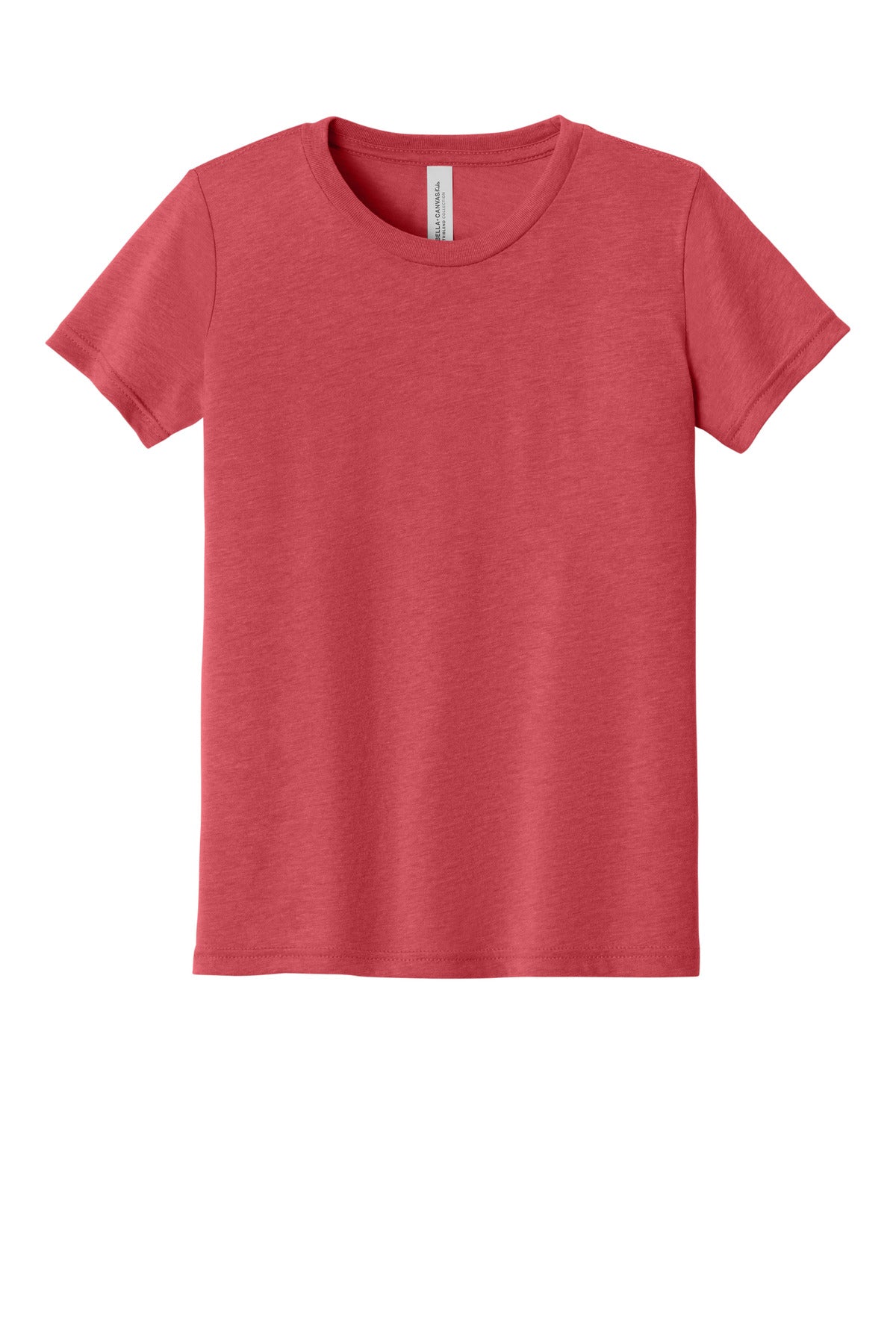 BELLA+CANVAS  Youth Triblend Short Sleeve Tee - Red Triblend
