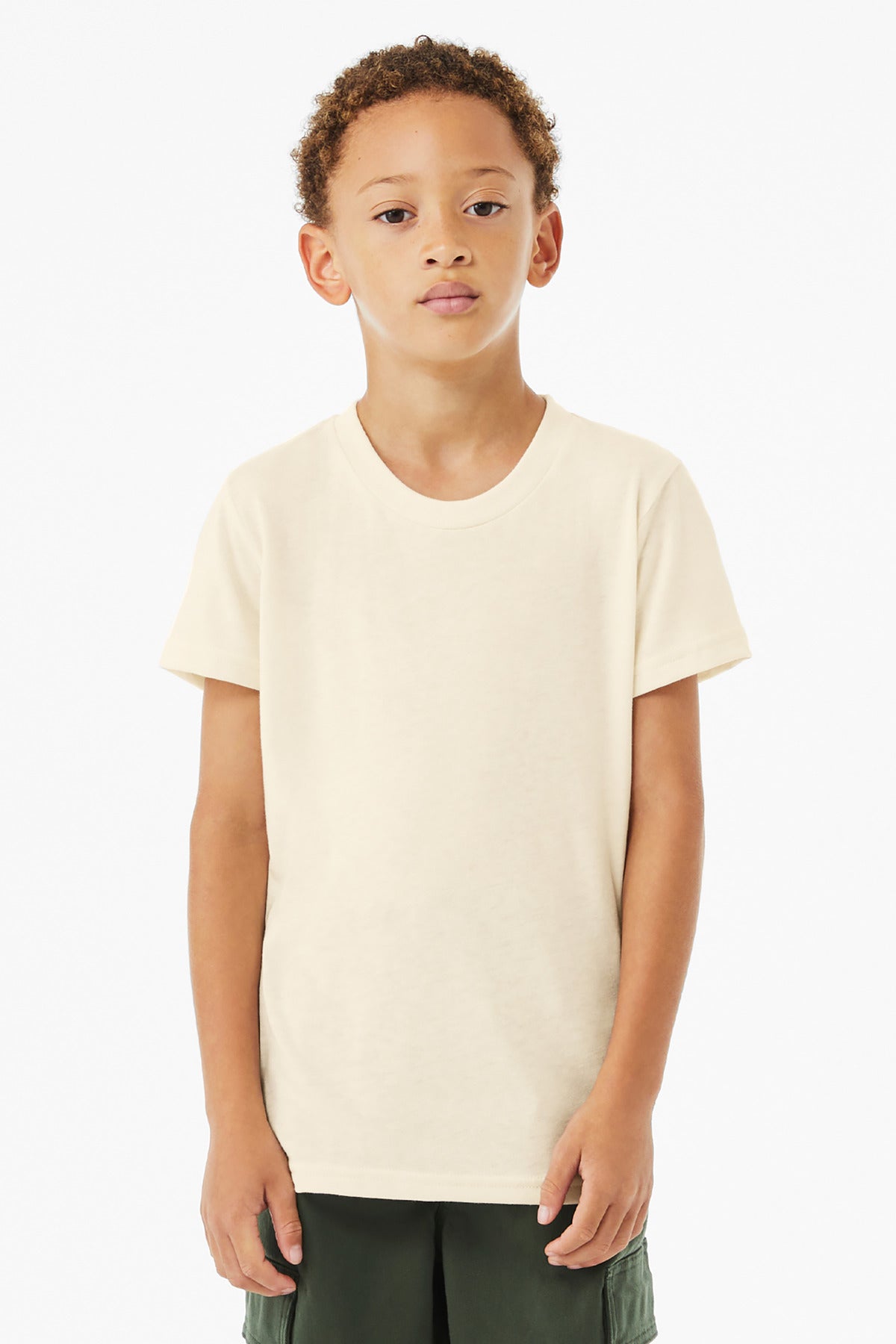 BELLA+CANVAS  Youth Triblend Short Sleeve Tee - Solid Natural Triblend