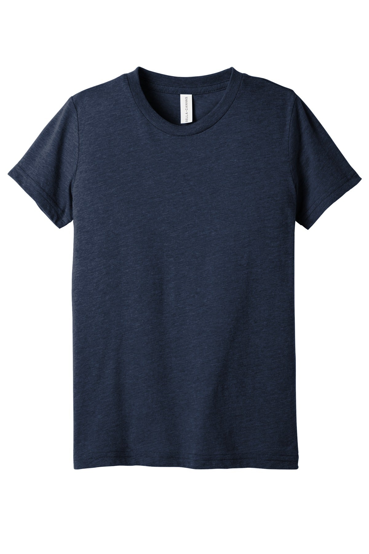 BELLA+CANVAS  Youth Triblend Short Sleeve Tee - Solid Navy Triblend