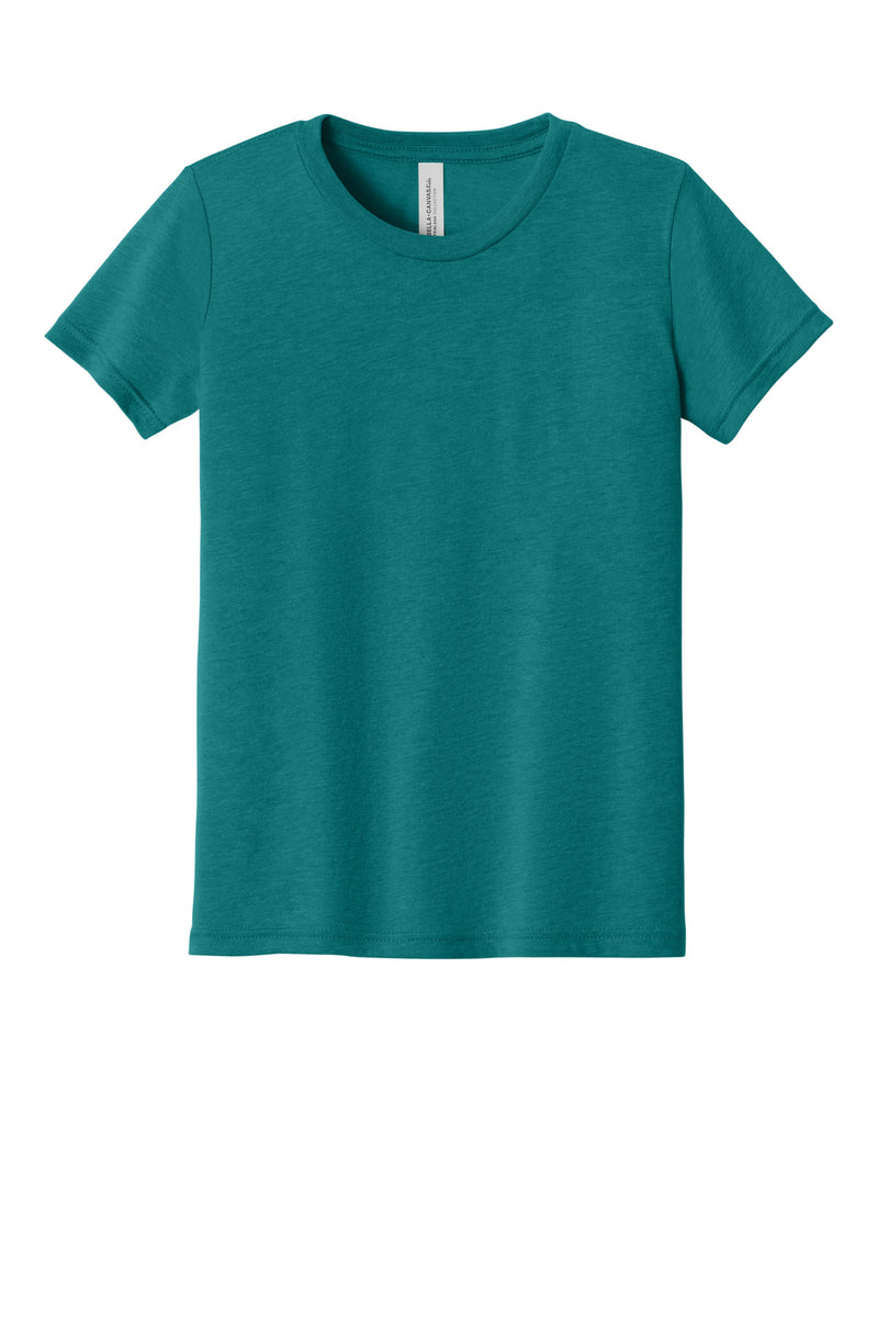 BELLA+CANVAS  Youth Triblend Short Sleeve Tee - Teal Triblend