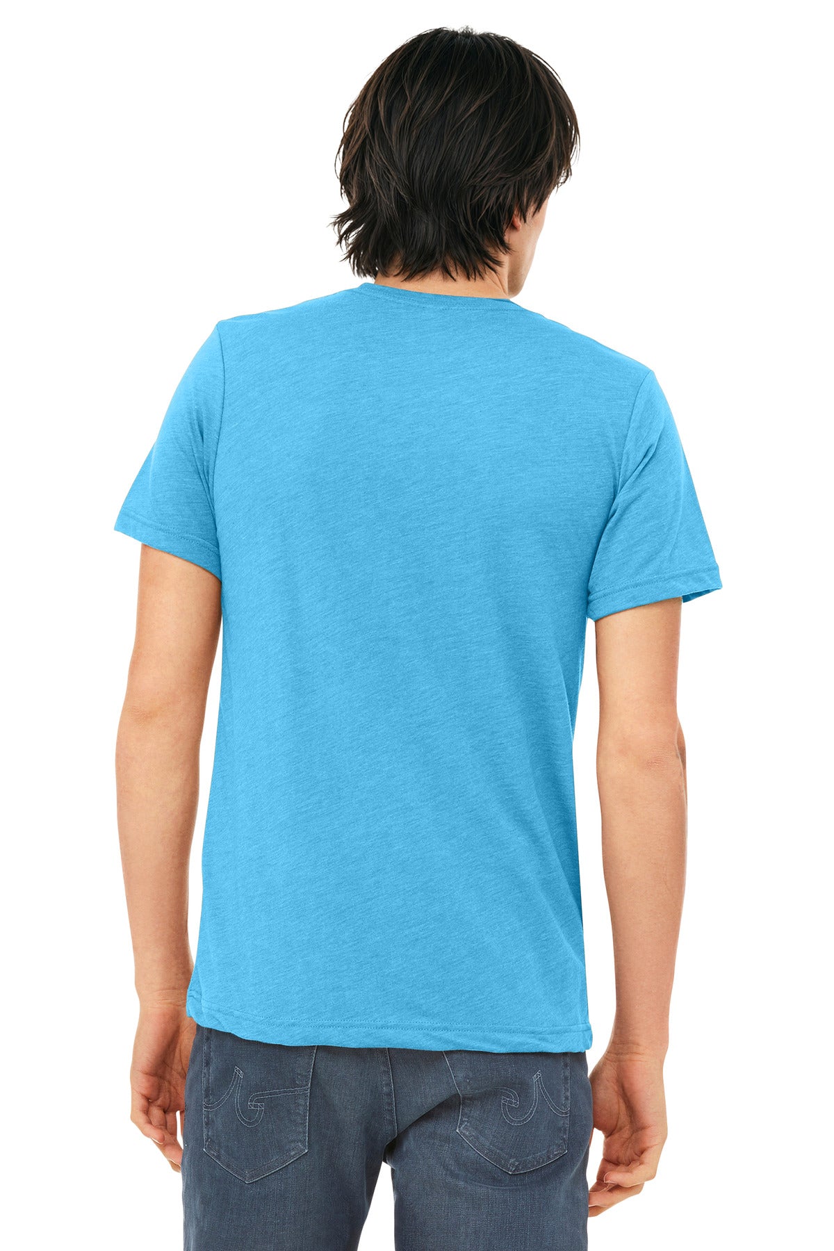 BELLA+CANVAS  Unisex Triblend Short Sleeve Tee - Aqua Triblend