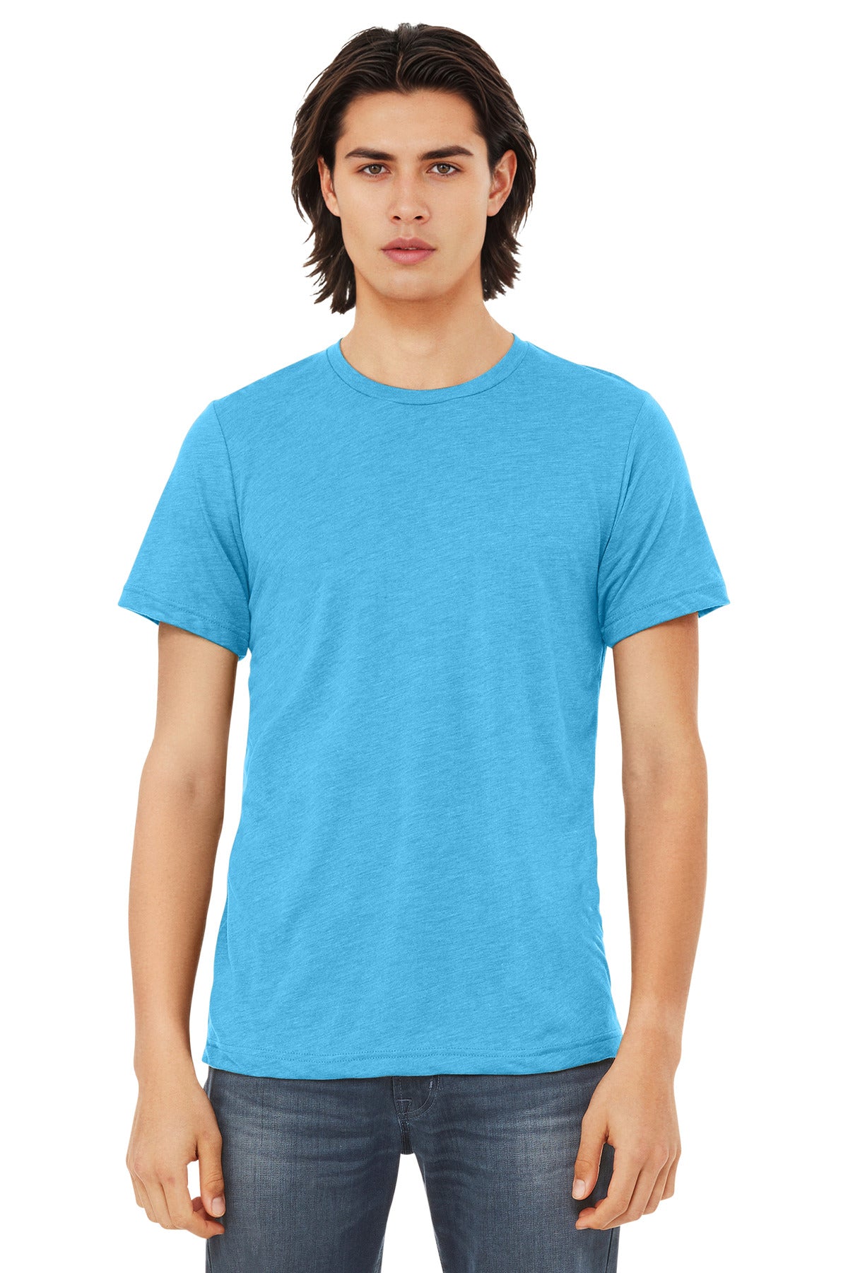 BELLA+CANVAS  Unisex Triblend Short Sleeve Tee - Aqua Triblend