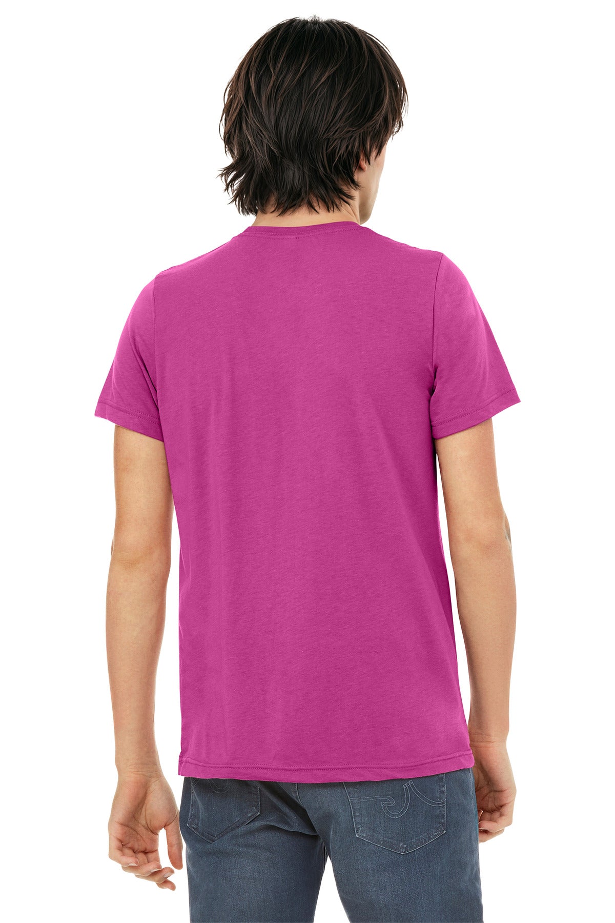 BELLA+CANVAS  Unisex Triblend Short Sleeve Tee - Berry Triblend