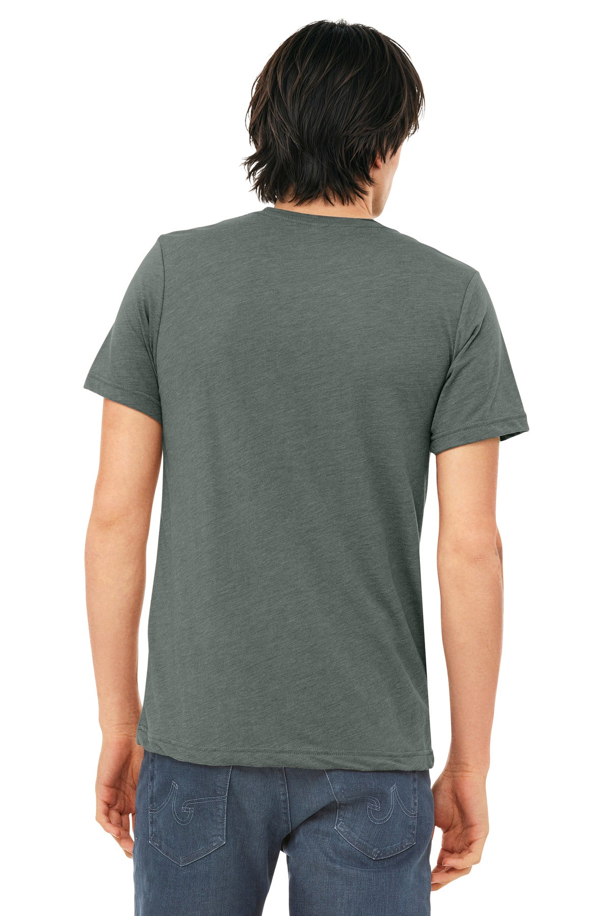 BELLA+CANVAS  Unisex Triblend Short Sleeve Tee - Blue Storm Triblend