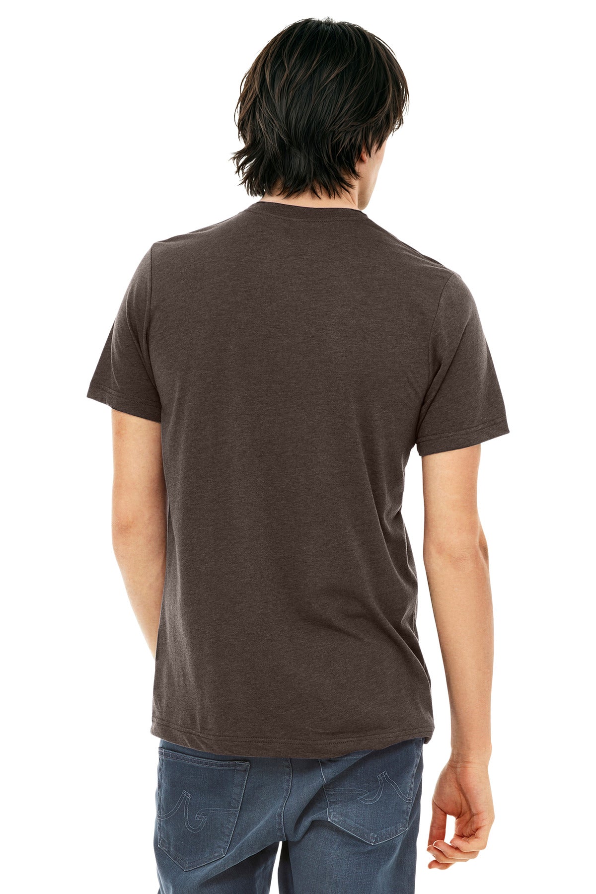 BELLA+CANVAS  Unisex Triblend Short Sleeve Tee - Brown Triblend