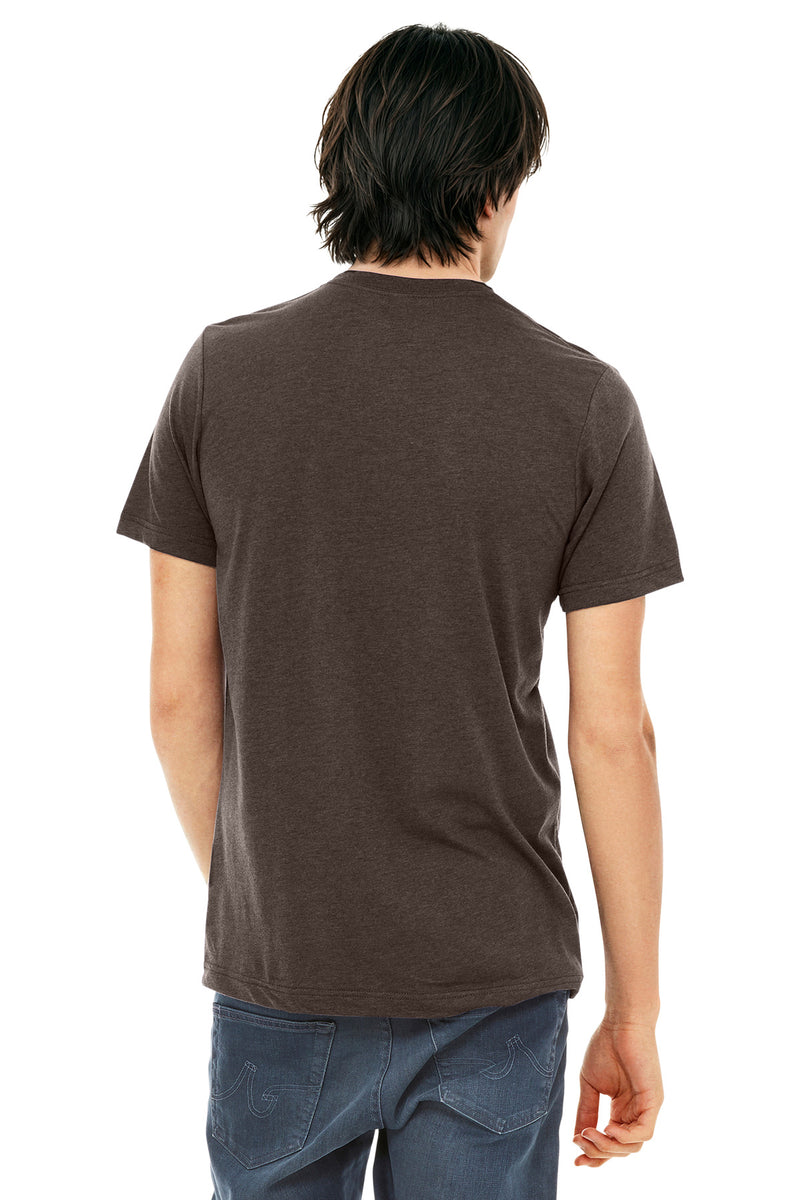 BELLA+CANVAS  Unisex Triblend Short Sleeve Tee - Brown Triblend