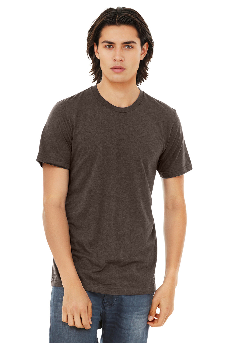 BELLA+CANVAS  Unisex Triblend Short Sleeve Tee - Brown Triblend