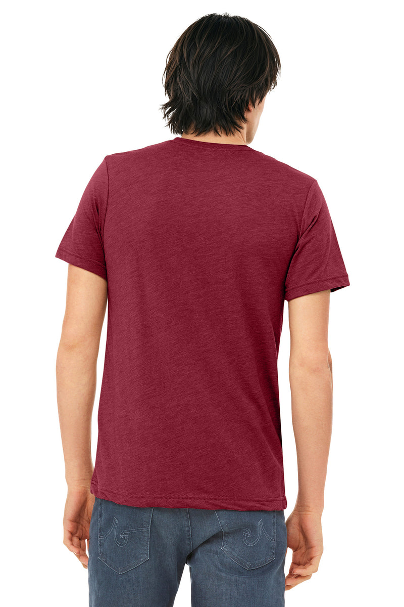 BELLA+CANVAS  Unisex Triblend Short Sleeve Tee - Cardinal Triblend
