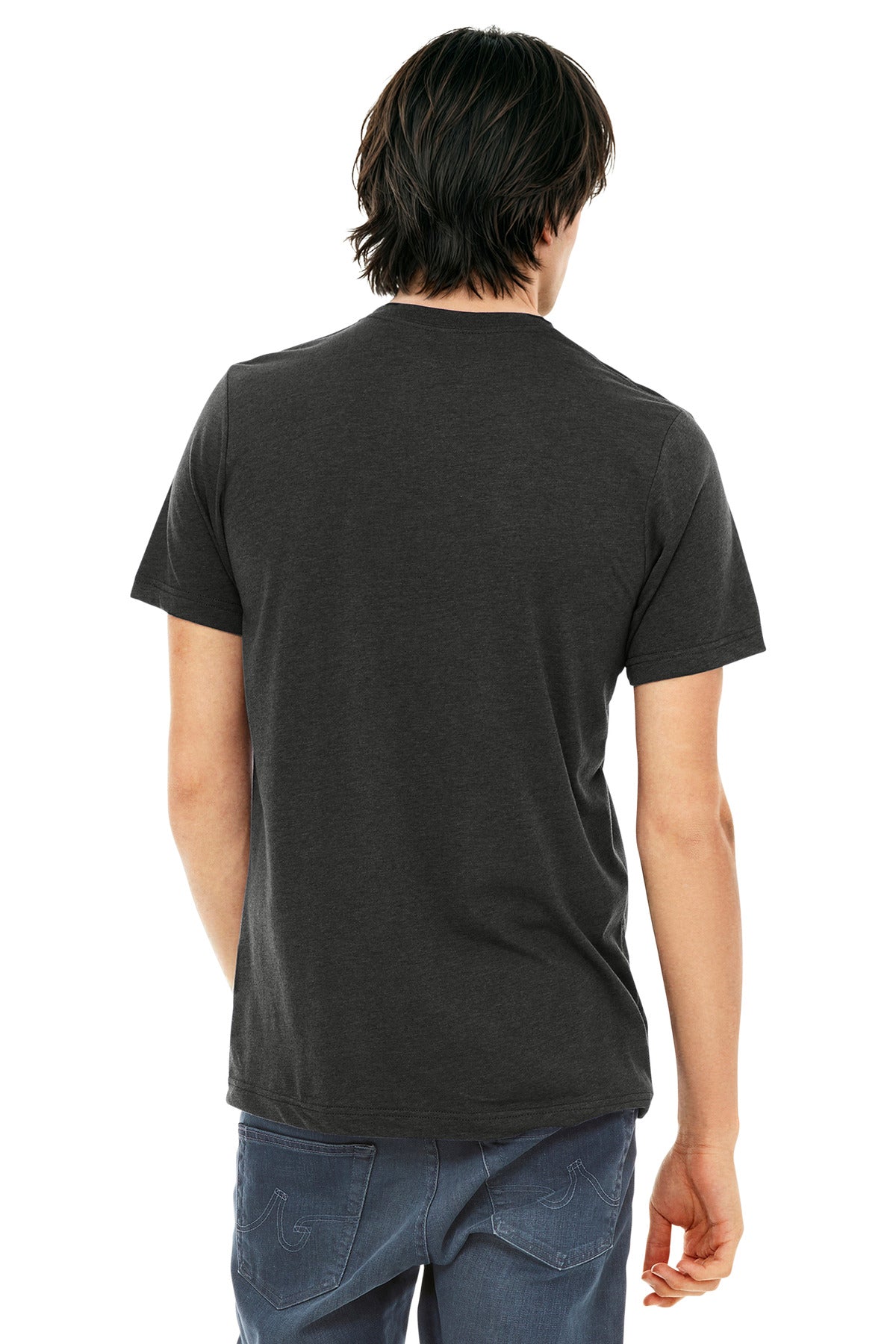 BELLA+CANVAS  Unisex Triblend Short Sleeve Tee - Charcoal-Black Triblend