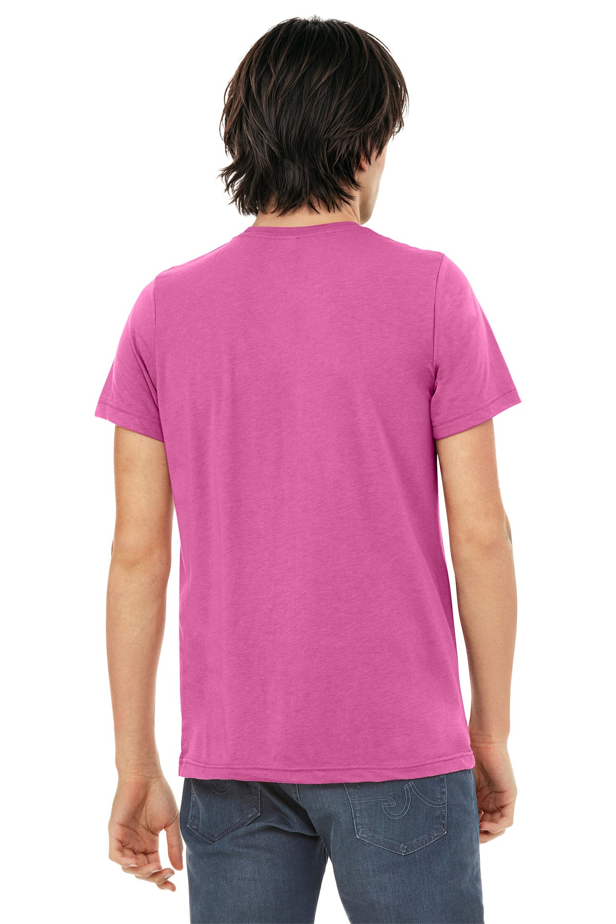 BELLA+CANVAS  Unisex Triblend Short Sleeve Tee - Charity Pink Triblend
