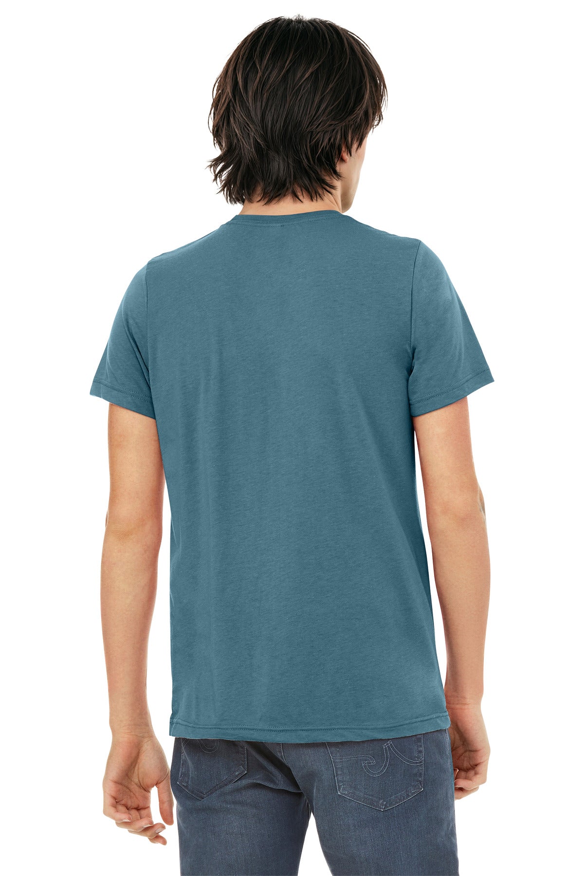BELLA+CANVAS  Unisex Triblend Short Sleeve Tee - Denim Triblend