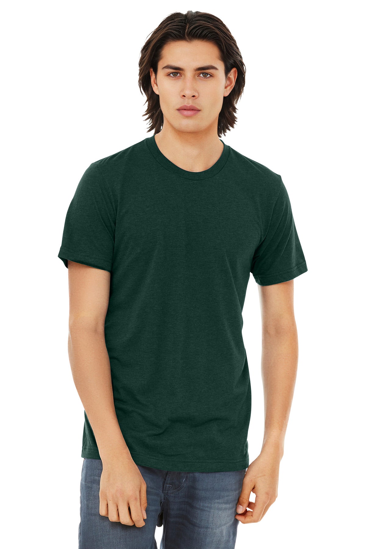 BELLA+CANVAS  Unisex Triblend Short Sleeve Tee - Emerald Triblend