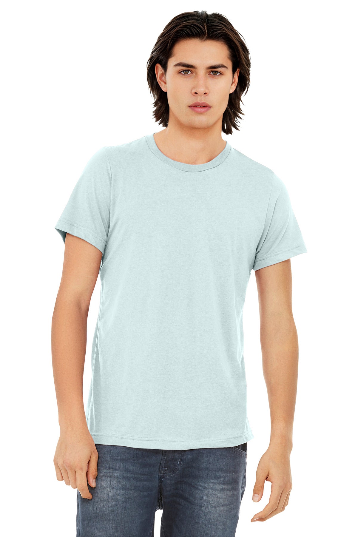 BELLA+CANVAS  Unisex Triblend Short Sleeve Tee - Ice Blue Triblend