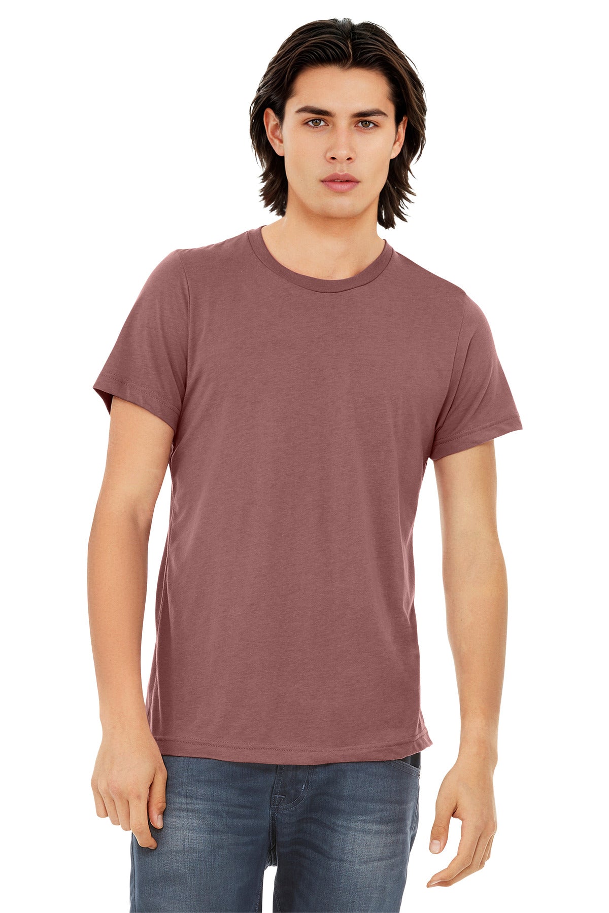 BELLA+CANVAS  Unisex Triblend Short Sleeve Tee - Mauve Triblend