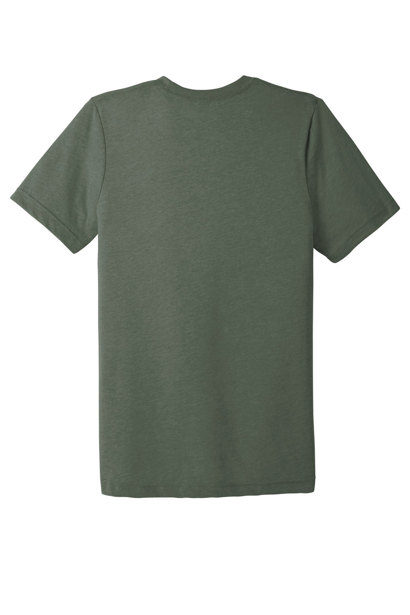 BELLA+CANVAS  Unisex Triblend Short Sleeve Tee - Military Green Triblend