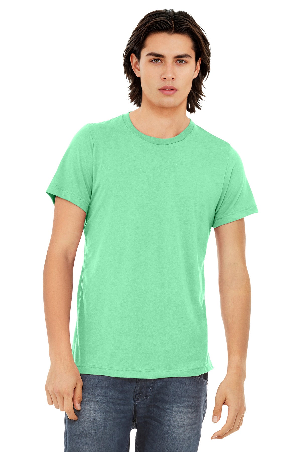 BELLA+CANVAS  Unisex Triblend Short Sleeve Tee - Mint Triblend
