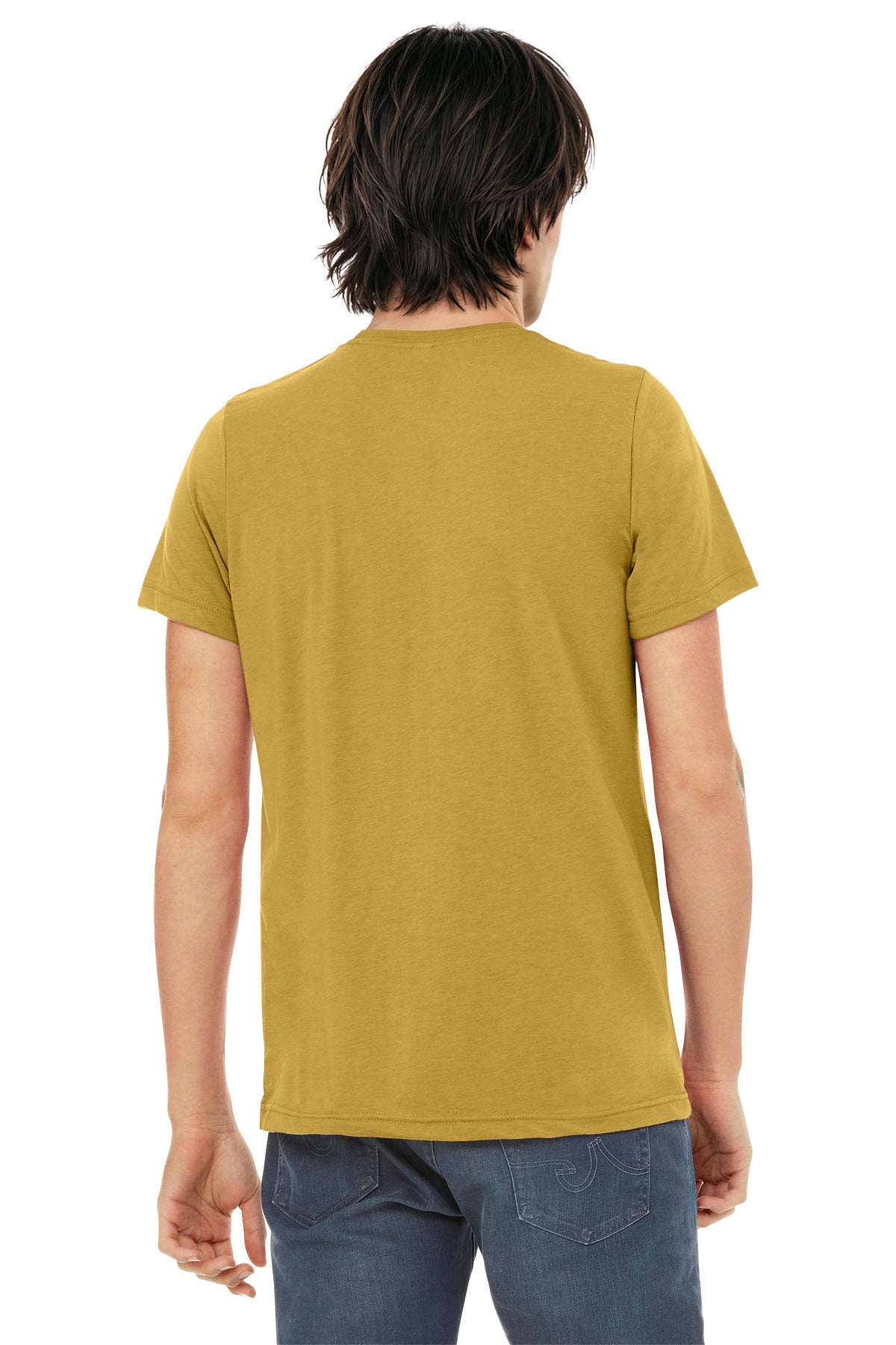 BELLA+CANVAS  Unisex Triblend Short Sleeve Tee - Mustard Triblend