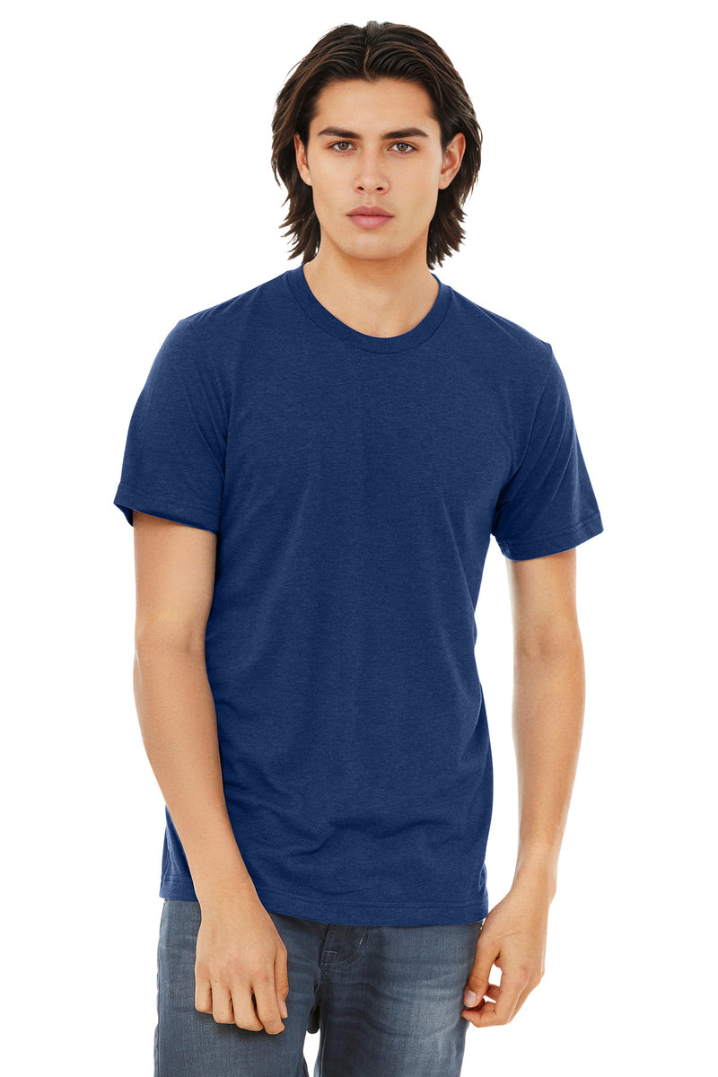BELLA+CANVAS  Unisex Triblend Short Sleeve Tee - Navy Triblend
