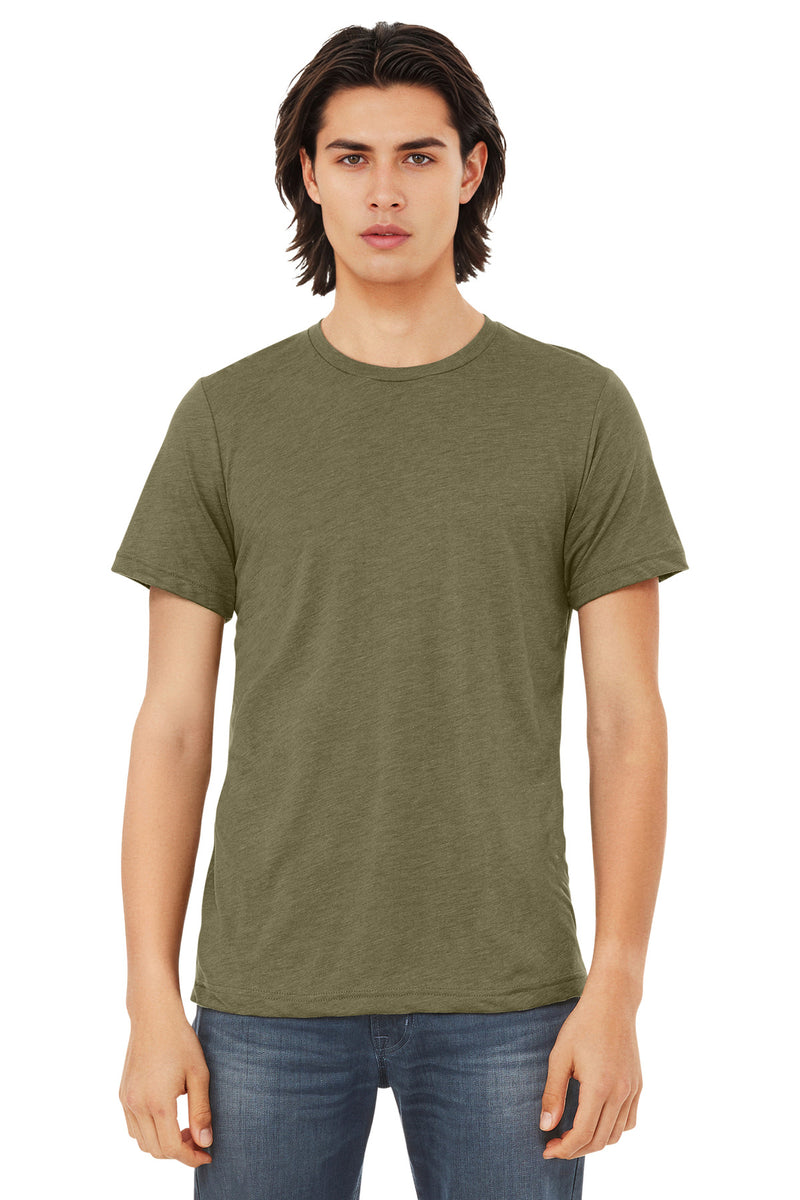 BELLA+CANVAS  Unisex Triblend Short Sleeve Tee - Olive Triblend