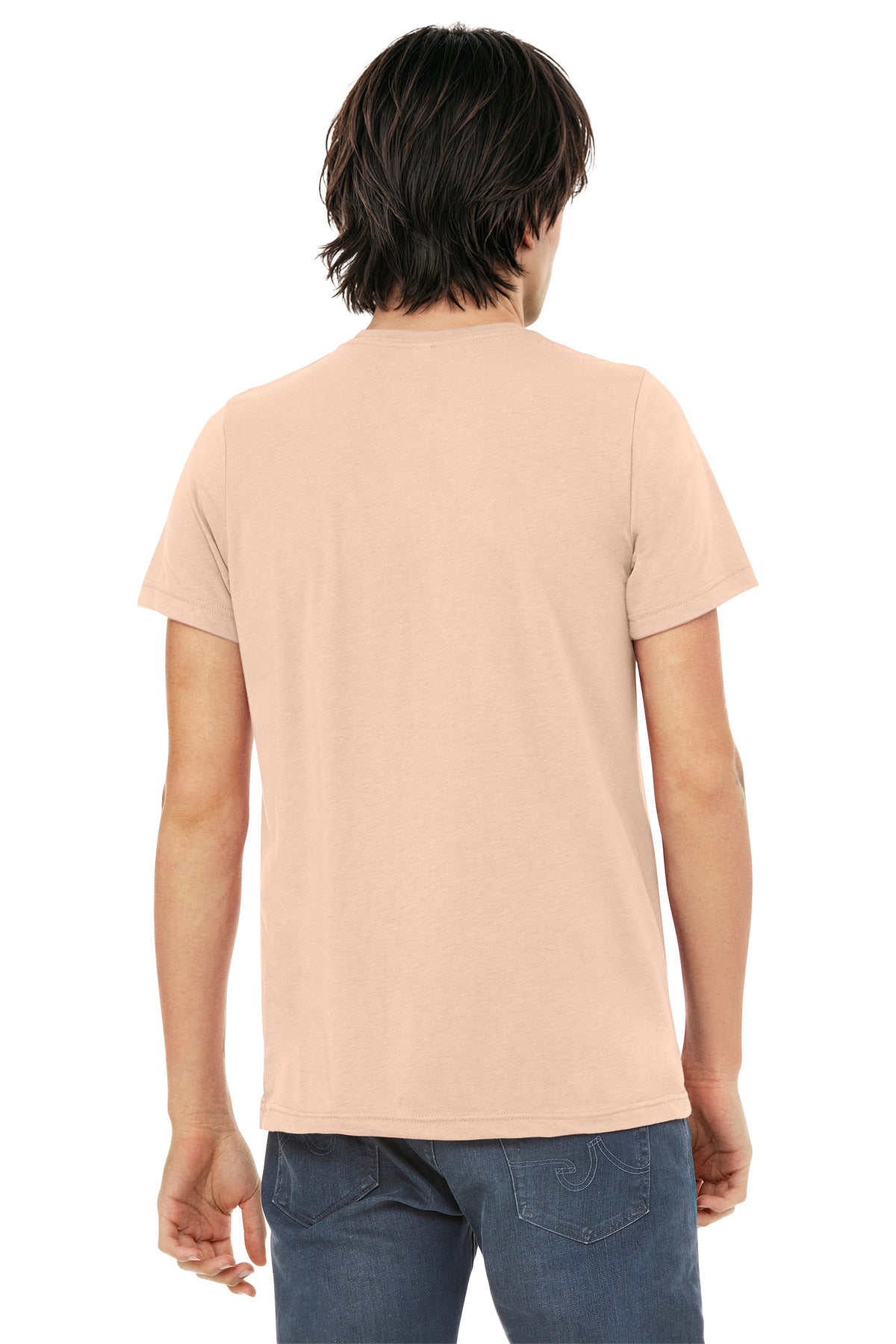 BELLA+CANVAS  Unisex Triblend Short Sleeve Tee - Peach Triblend