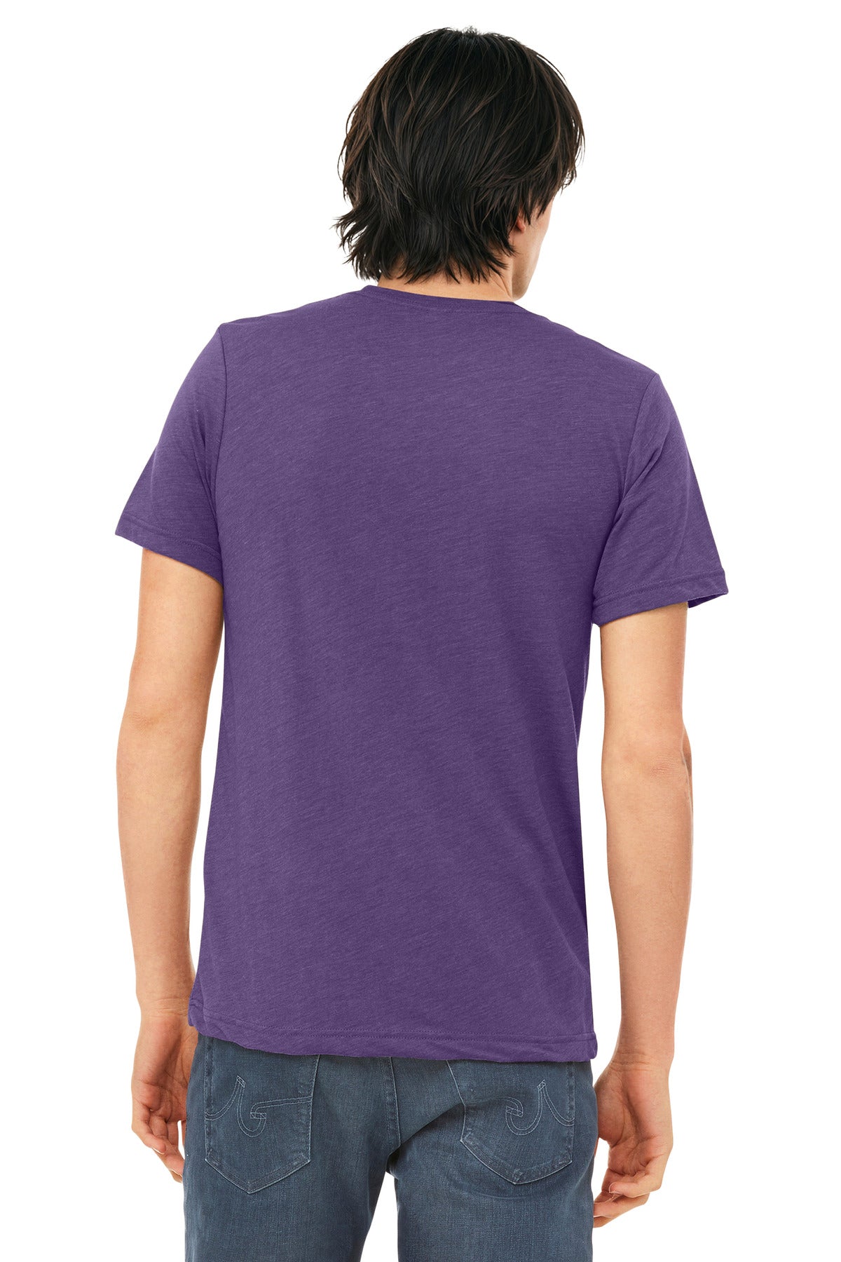 BELLA+CANVAS  Unisex Triblend Short Sleeve Tee - Purple Triblend