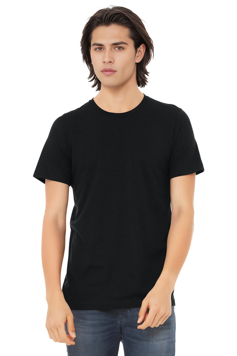 BELLA+CANVAS  Unisex Triblend Short Sleeve Tee - Solid Black Triblend