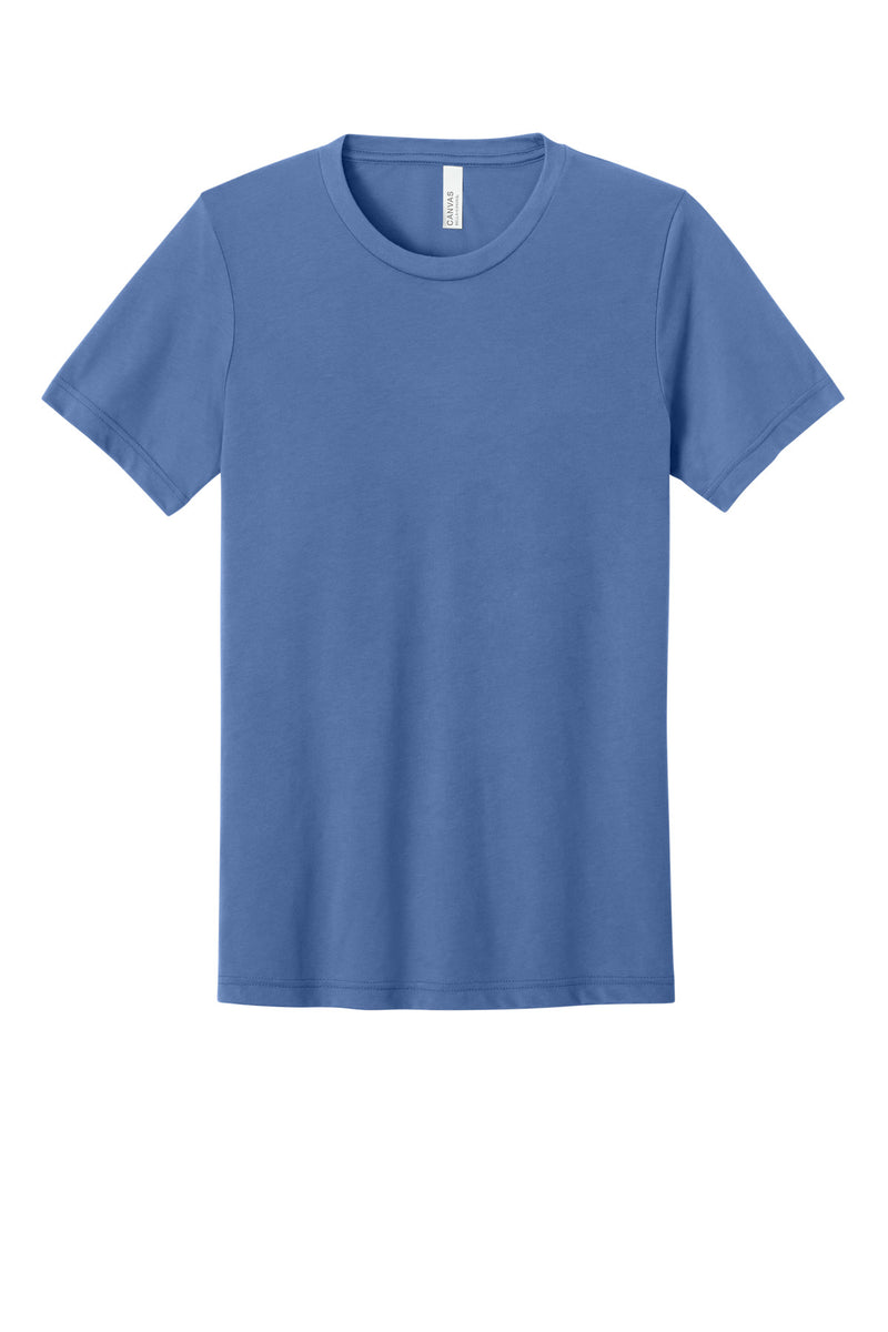 BELLA+CANVAS  Unisex Triblend Short Sleeve Tee - Solid Blue Triblend