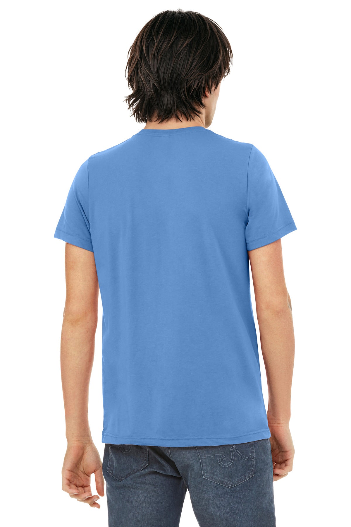 BELLA+CANVAS  Unisex Triblend Short Sleeve Tee - Solid Carolina Blue Triblend