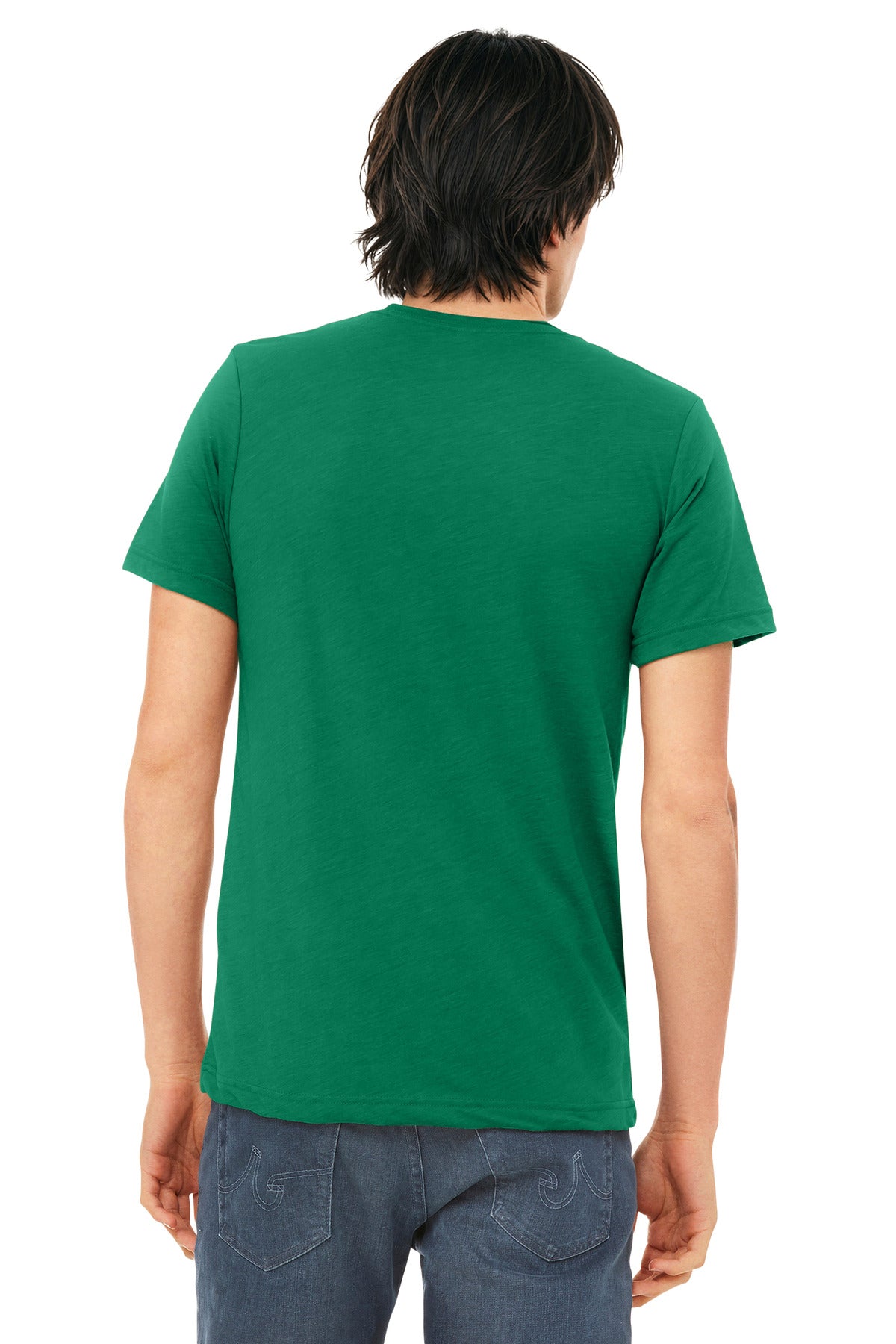 BELLA+CANVAS  Unisex Triblend Short Sleeve Tee - Solid Kelly Triblend