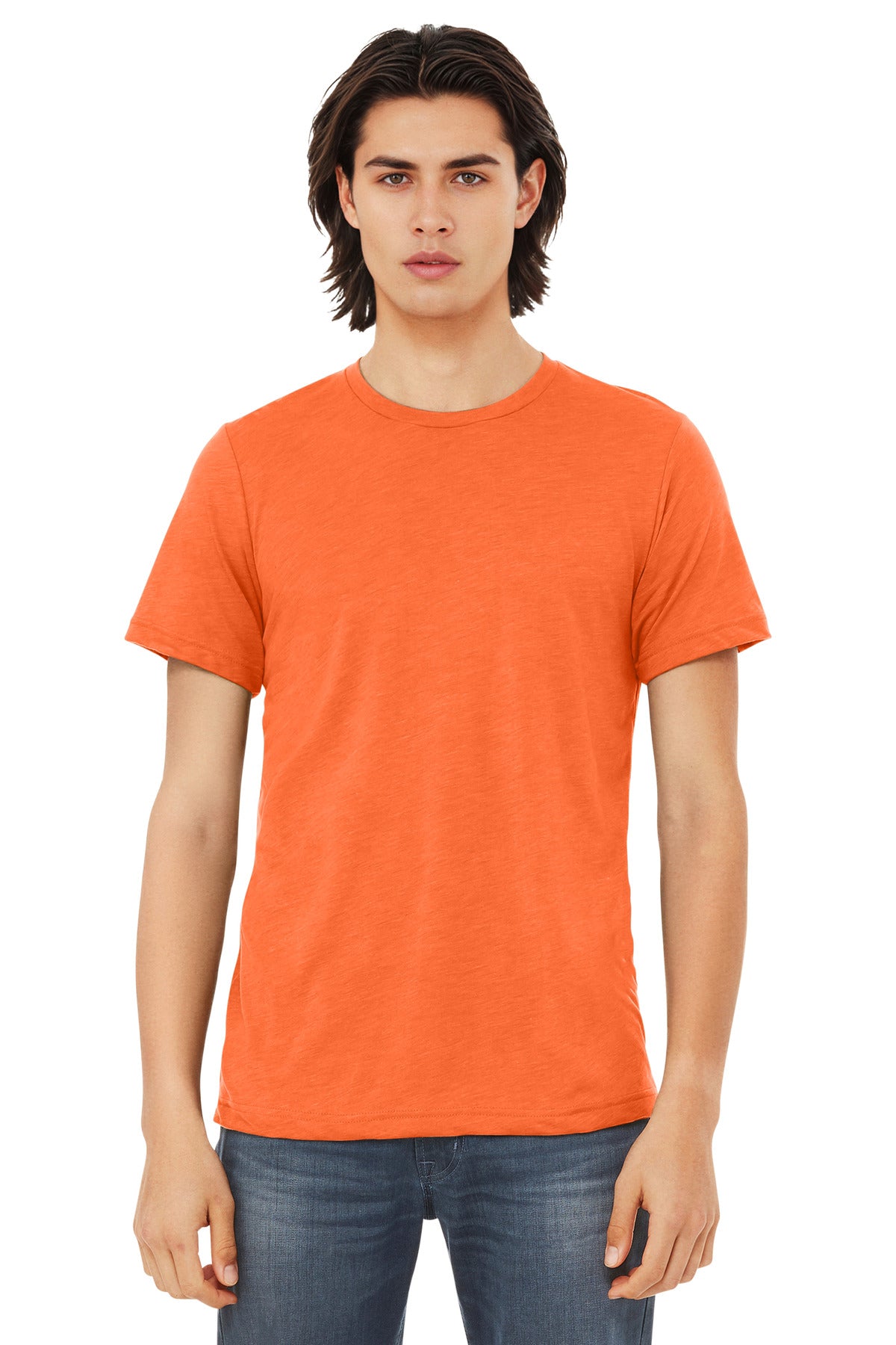 BELLA+CANVAS  Unisex Triblend Short Sleeve Tee - Solid Orange Triblend