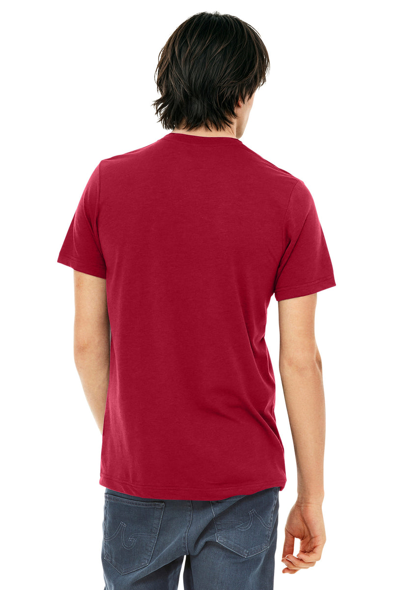 BELLA+CANVAS  Unisex Triblend Short Sleeve Tee - Solid Red Triblend