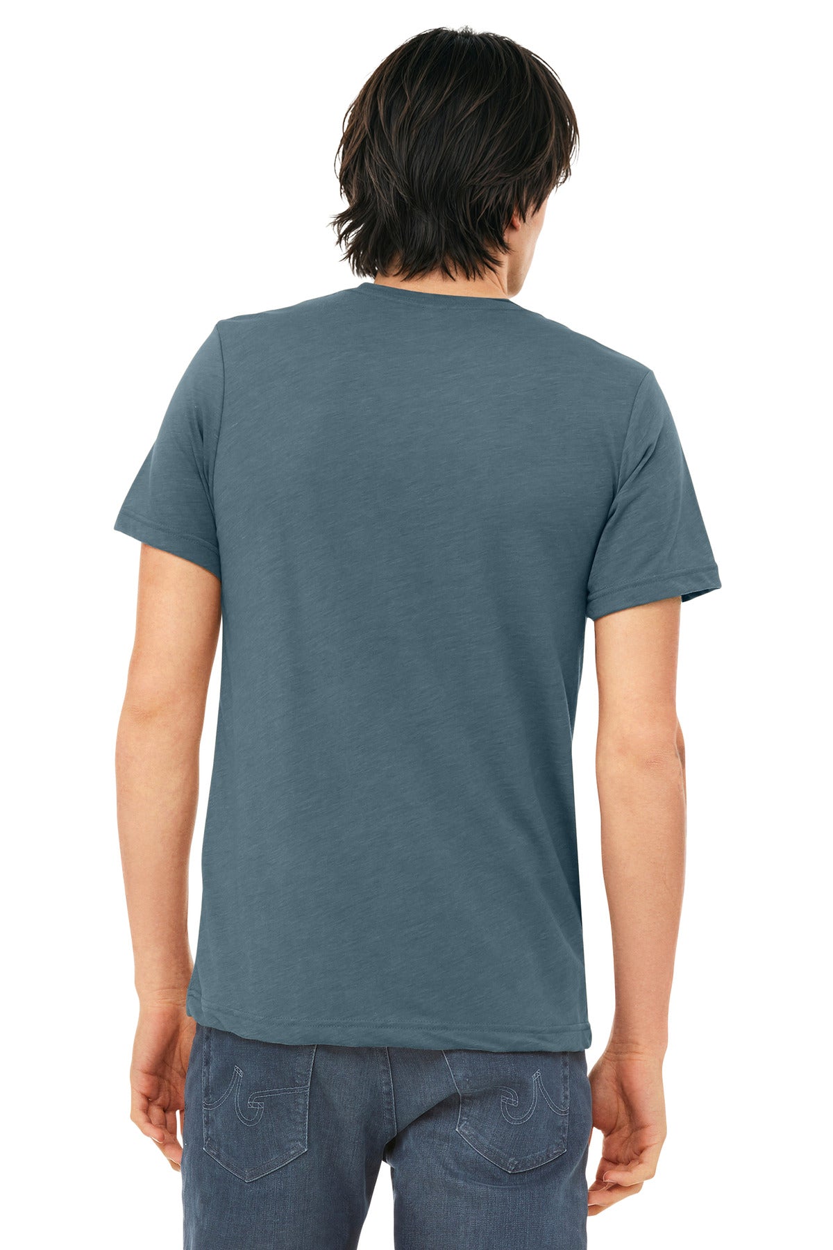 BELLA+CANVAS  Unisex Triblend Short Sleeve Tee - Solid Slate Triblend