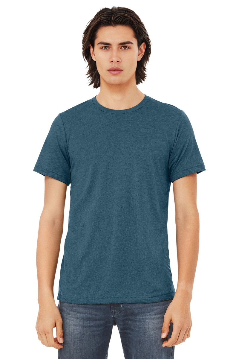 BELLA+CANVAS  Unisex Triblend Short Sleeve Tee - Steel Blue Triblend