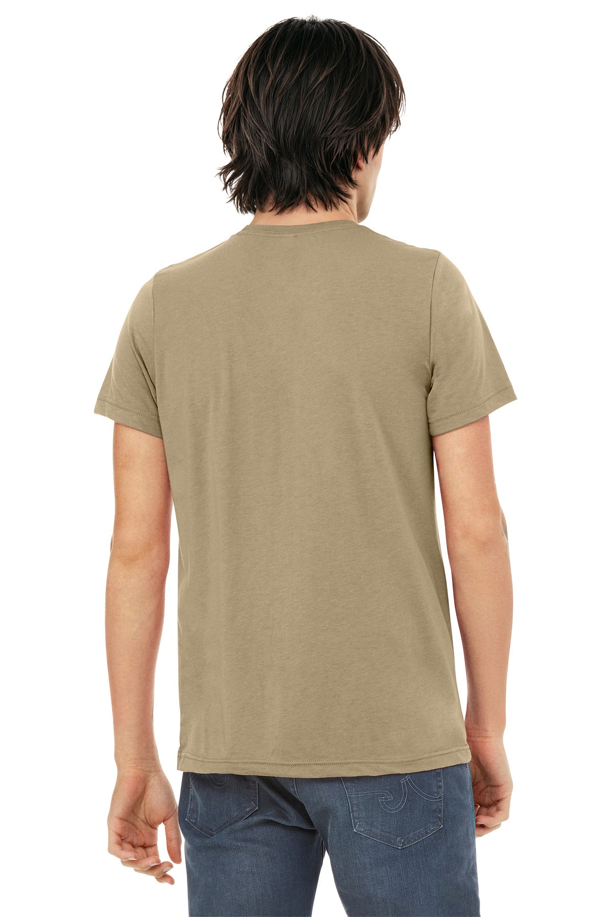 BELLA+CANVAS  Unisex Triblend Short Sleeve Tee - Tan Triblend