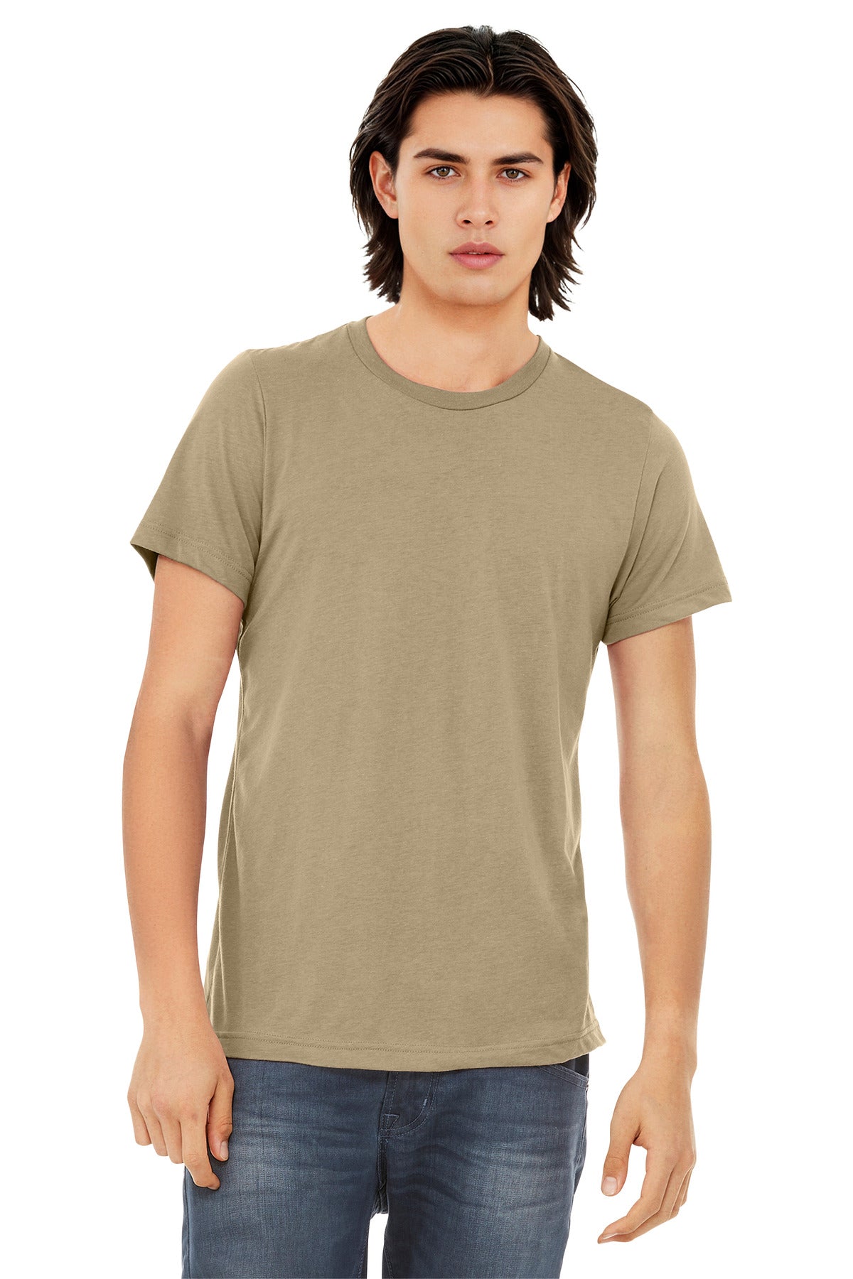BELLA+CANVAS  Unisex Triblend Short Sleeve Tee - Tan Triblend