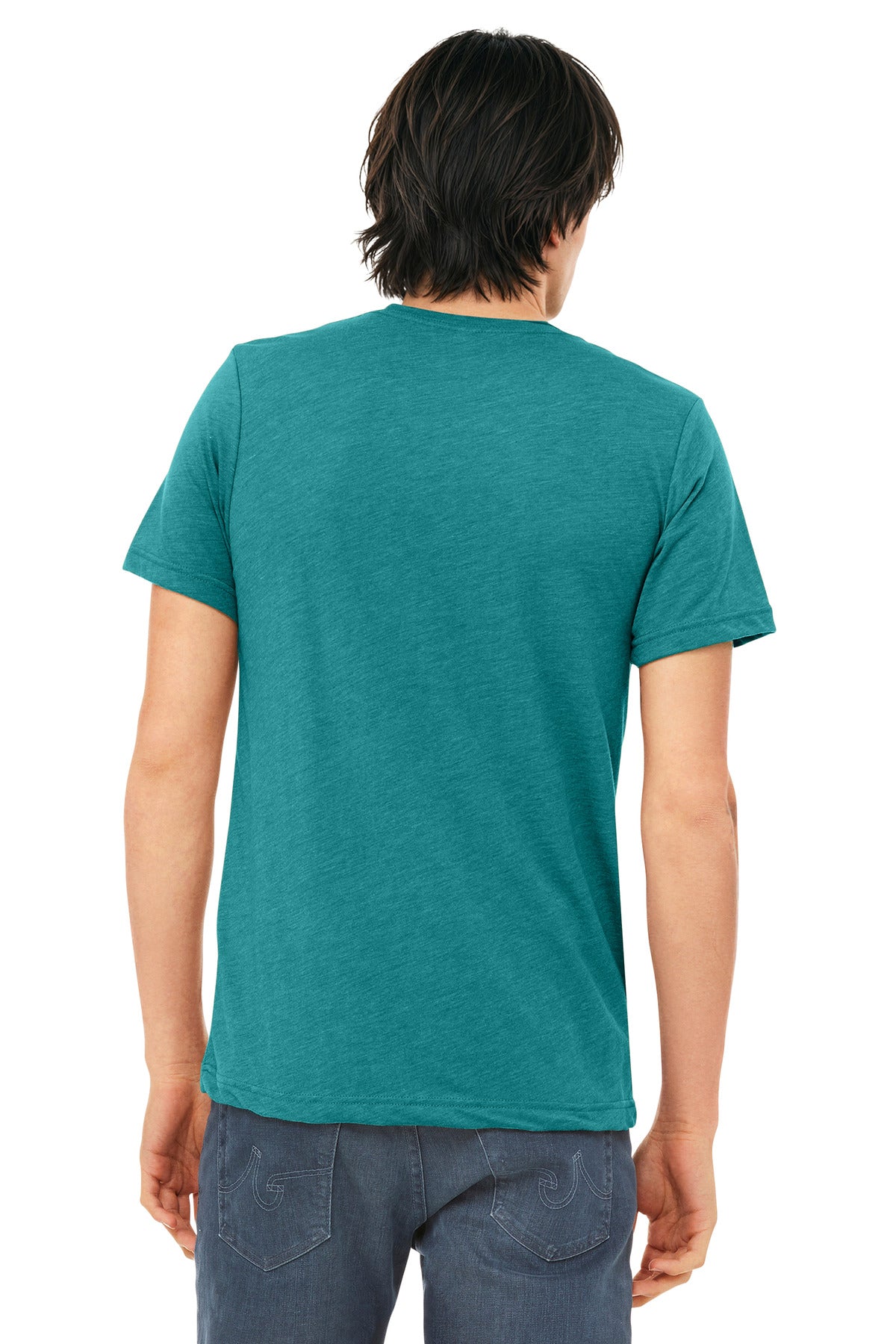 BELLA+CANVAS  Unisex Triblend Short Sleeve Tee - Teal Triblend