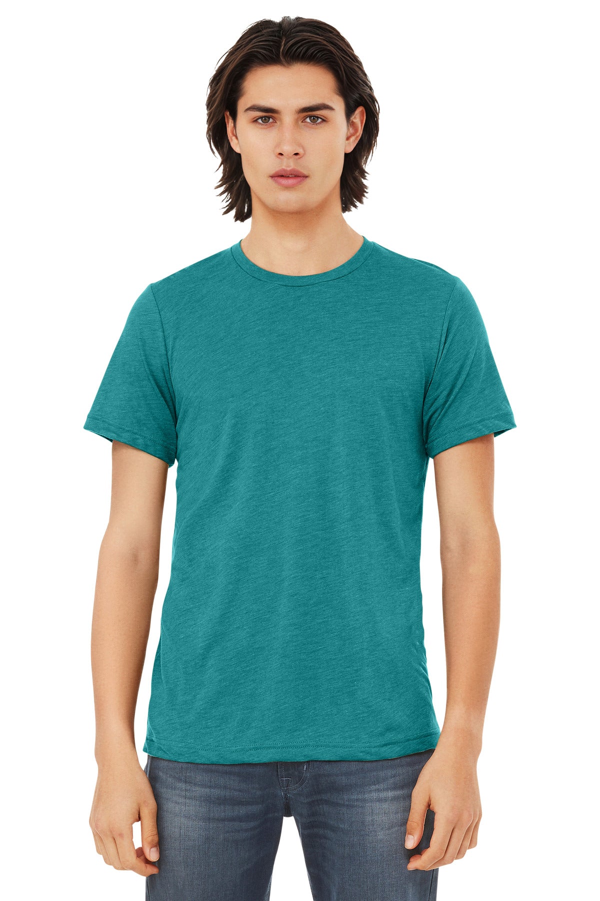 BELLA+CANVAS  Unisex Triblend Short Sleeve Tee - Teal Triblend