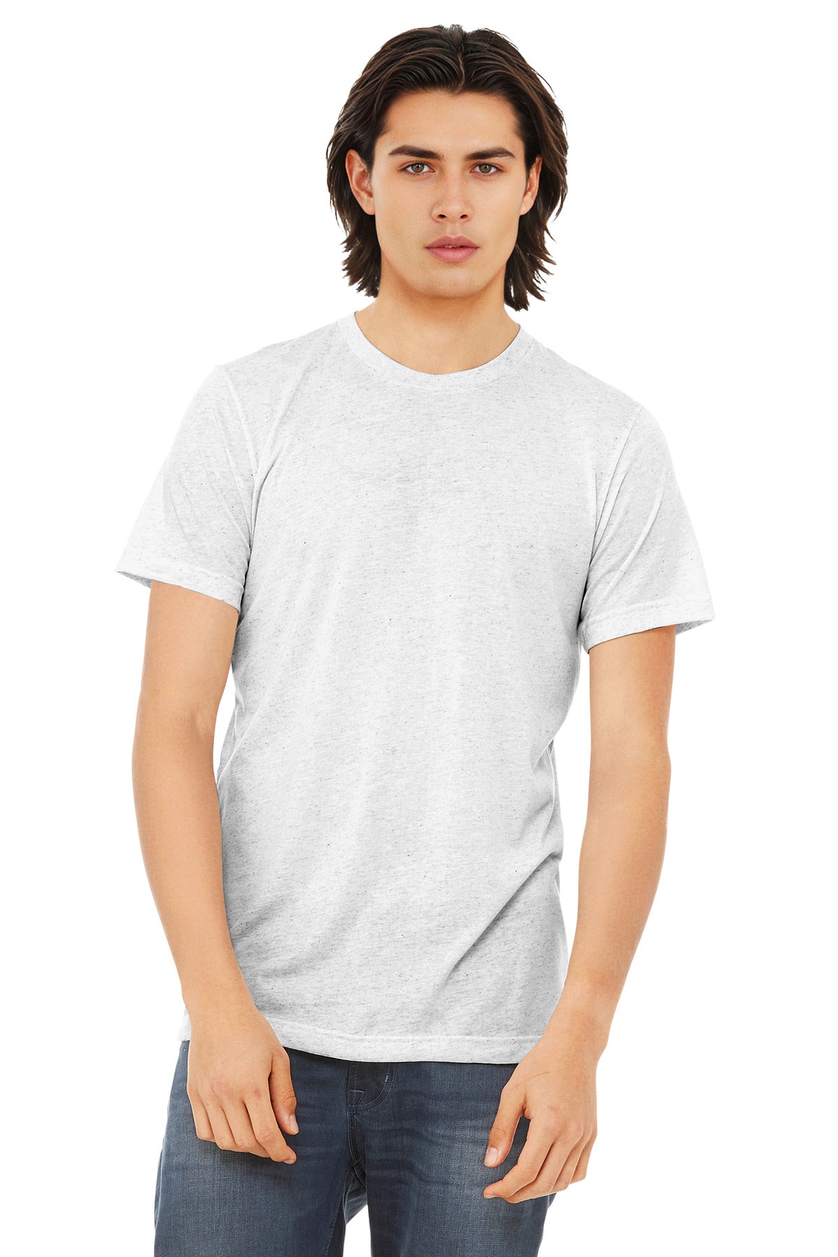 BELLA+CANVAS  Unisex Triblend Short Sleeve Tee - White Fleck Triblend