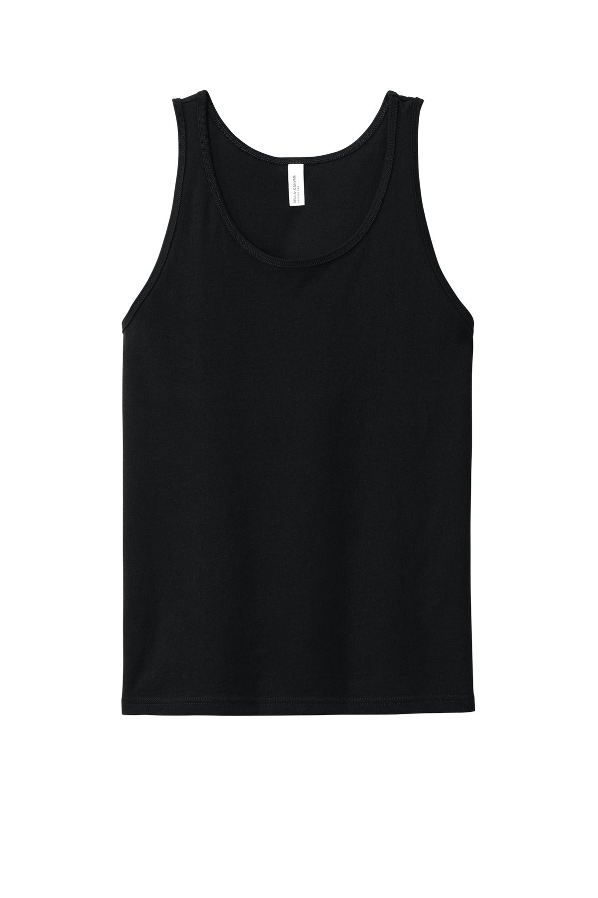 BELLA+CANVAS Unisex Heather CVC Tank - Solid Black Blend
