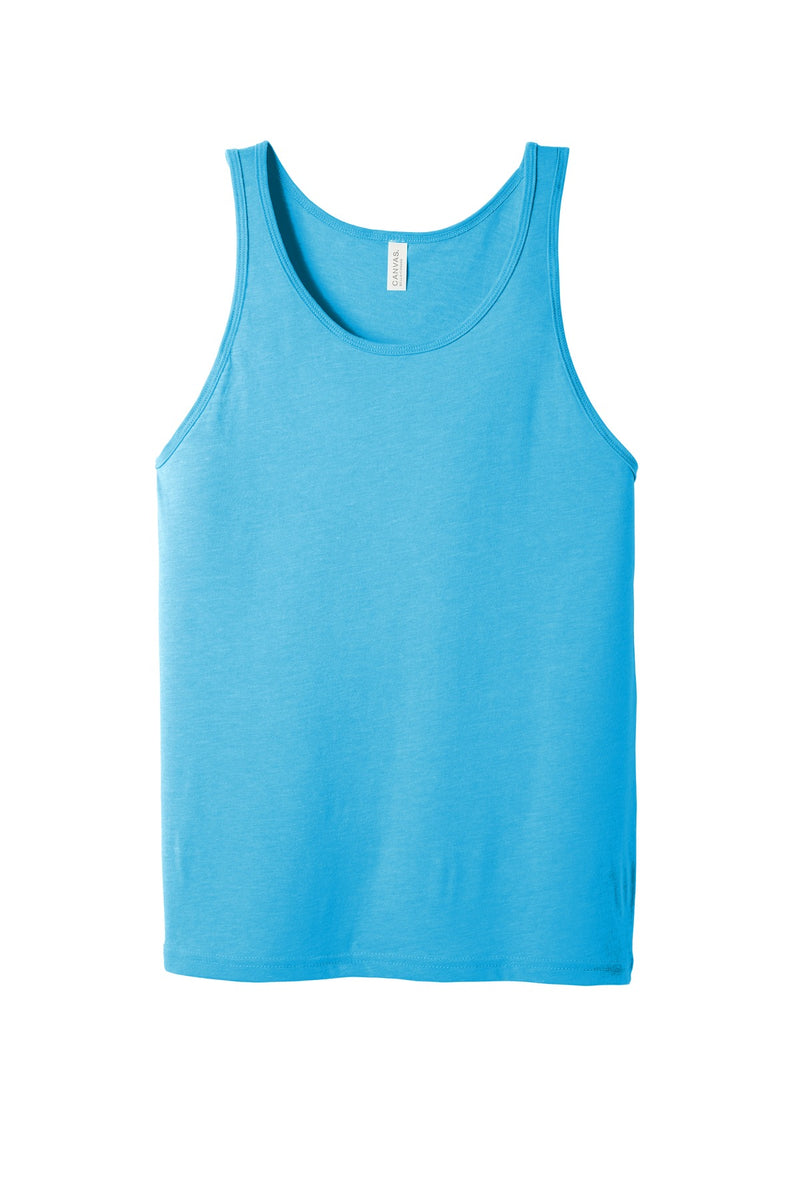 BELLA+CANVAS  Unisex Jersey Tank - Aqua Triblend