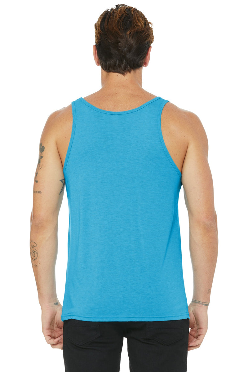 BELLA+CANVAS  Unisex Jersey Tank - Aqua Triblend