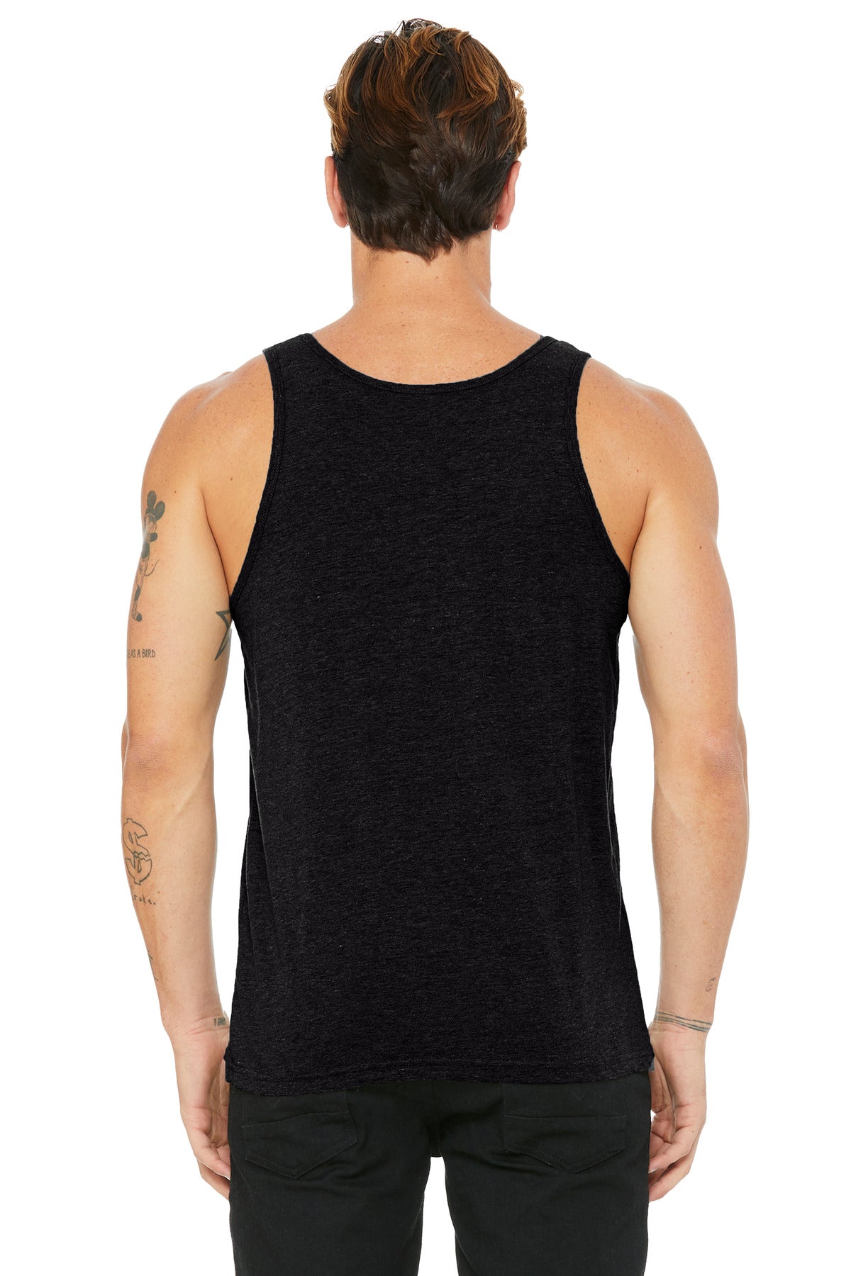 BELLA+CANVAS  Unisex Jersey Tank - Black Heather