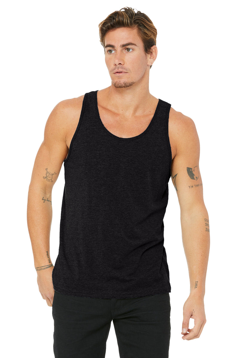 BELLA+CANVAS  Unisex Jersey Tank - Black Heather