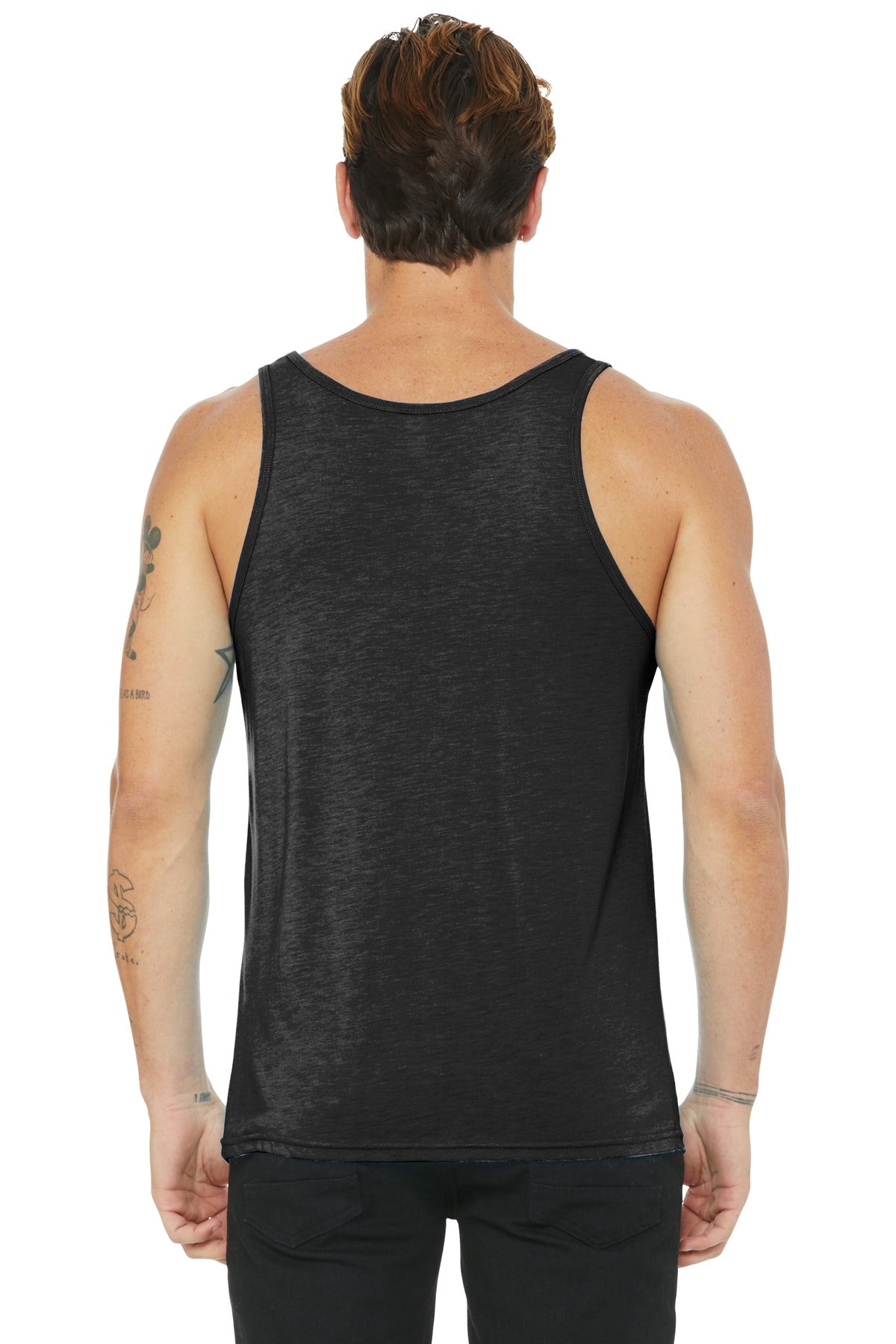 BELLA+CANVAS  Unisex Jersey Tank - Charcoal-Black Triblend