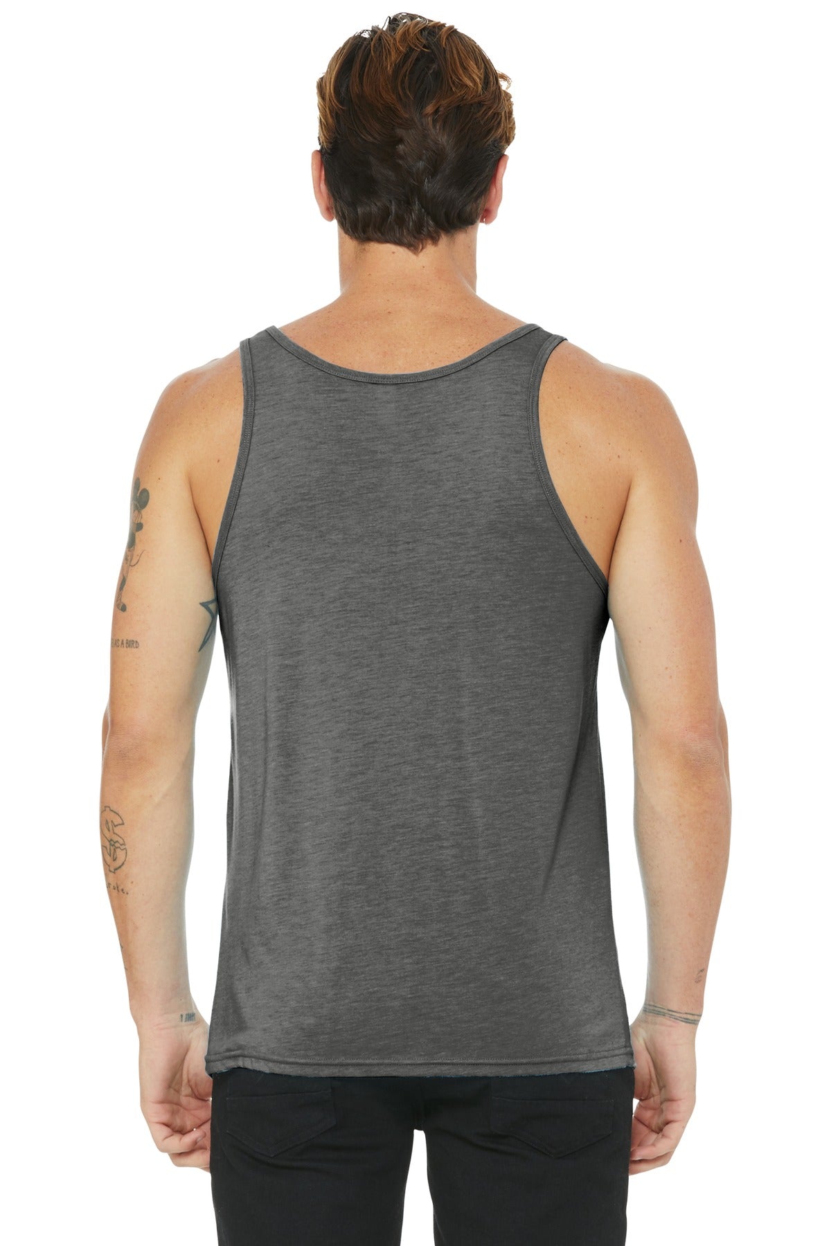 BELLA+CANVAS  Unisex Jersey Tank - Grey Triblend