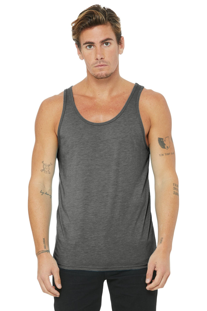 BELLA+CANVAS  Unisex Jersey Tank - Grey Triblend