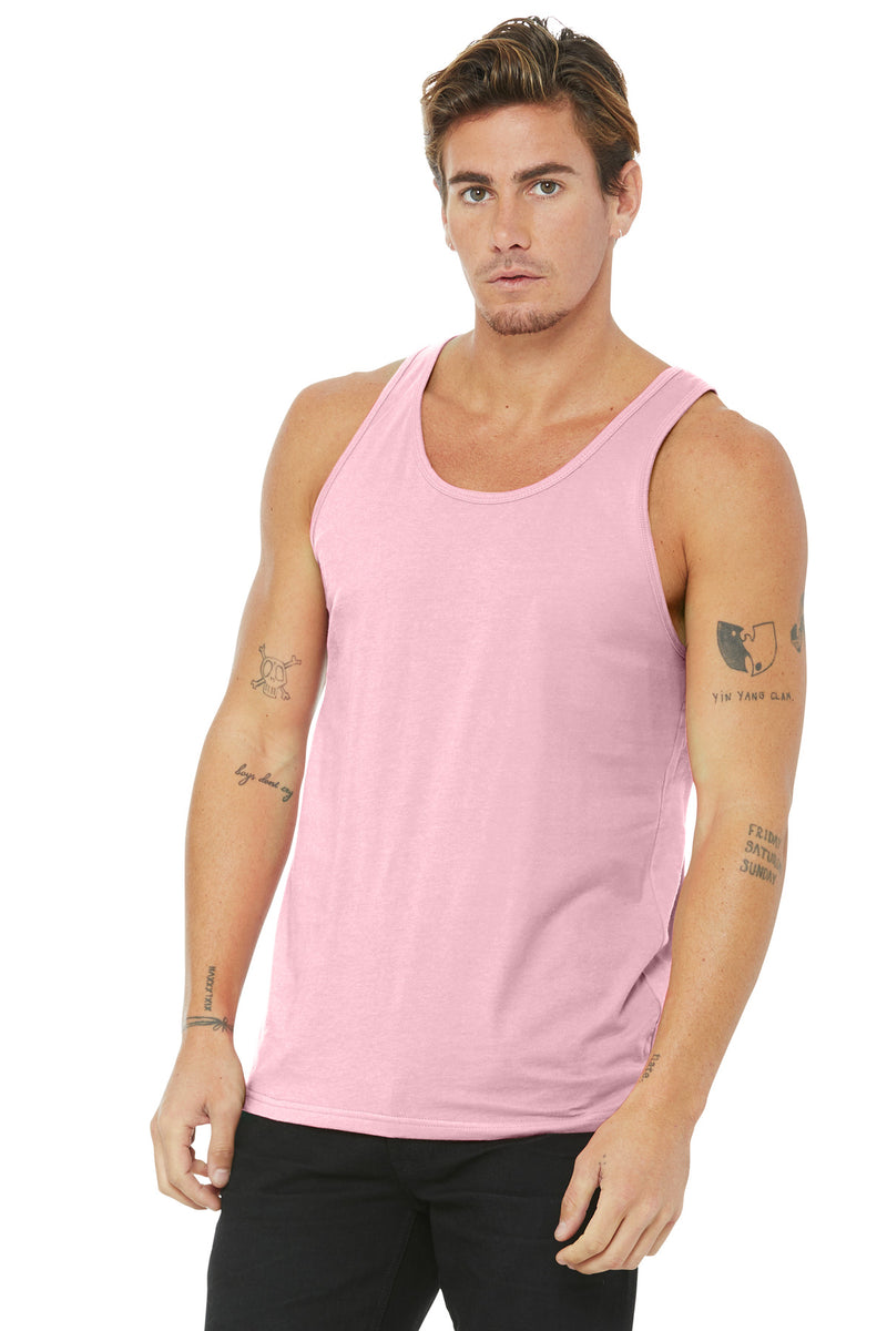 BELLA+CANVAS  Unisex Jersey Tank - Pink
