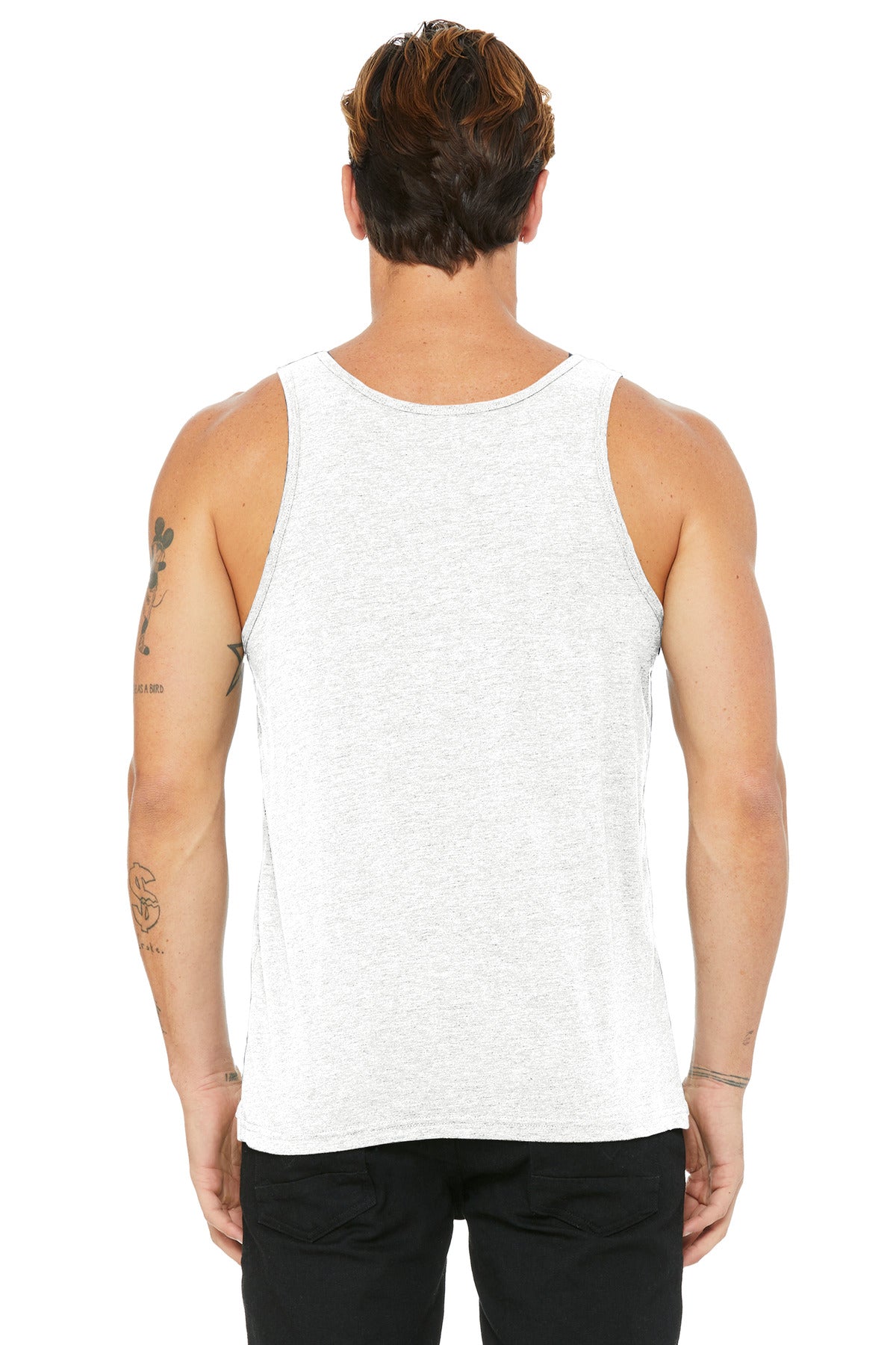 BELLA+CANVAS  Unisex Jersey Tank - White Fleck Triblend