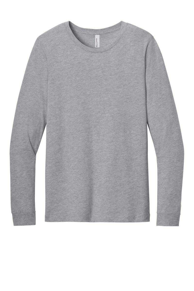 BELLA+CANVAS Unisex Heather CVC Long Sleeve Tee - Athletic Heather