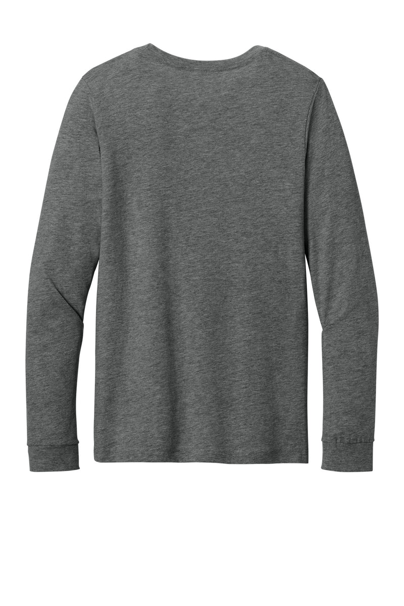 BELLA+CANVAS Unisex Heather CVC Long Sleeve Tee - Deep Heather